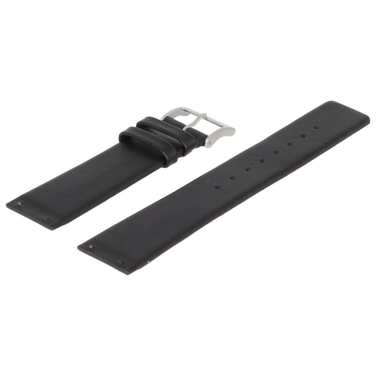 SKAGEN Uhrenarmband 22mm Leder Schwarz 233XXL