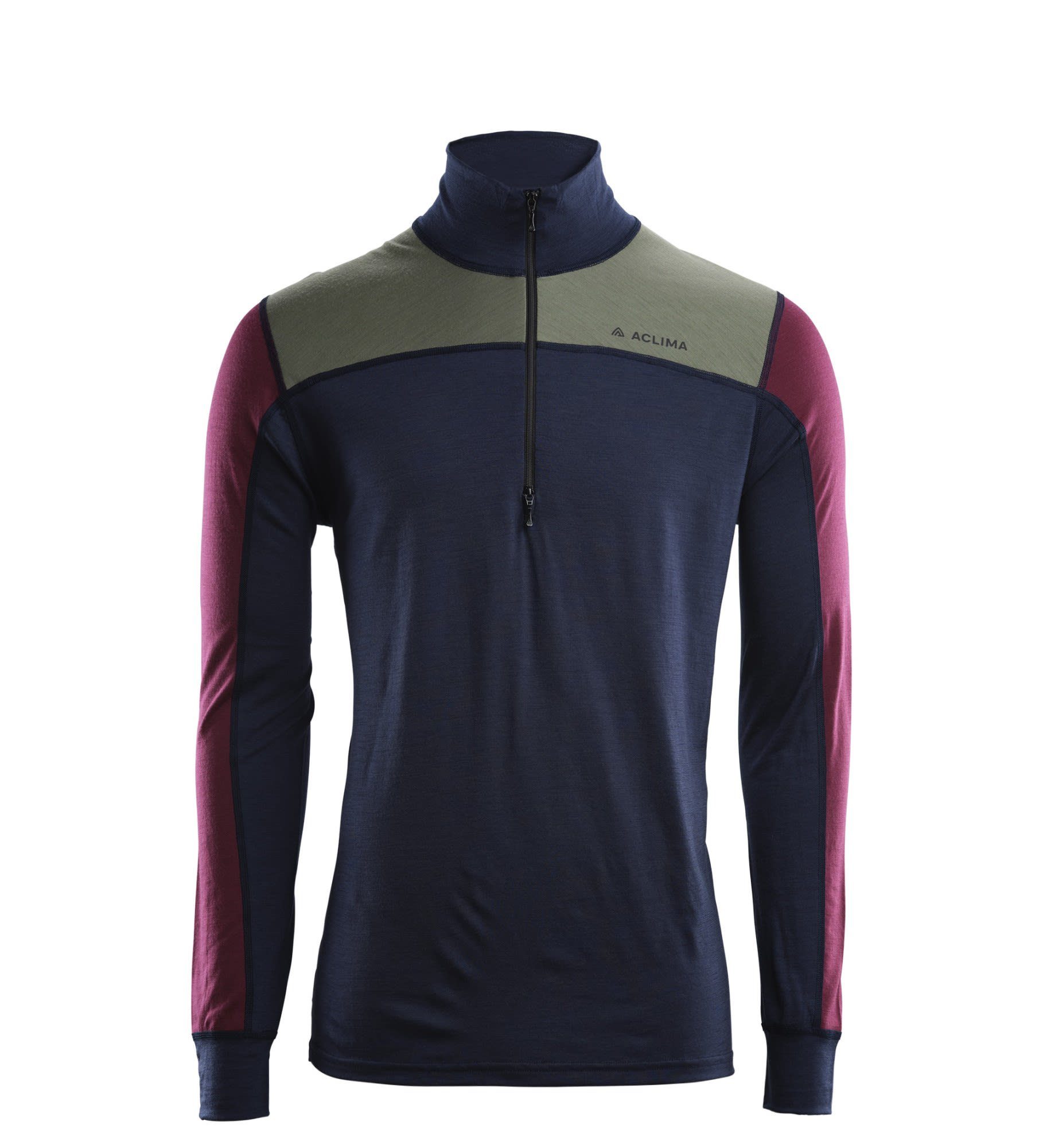 Mockneck M Lightwool Herren Aclima Fleecepullover Aclima Reinforced