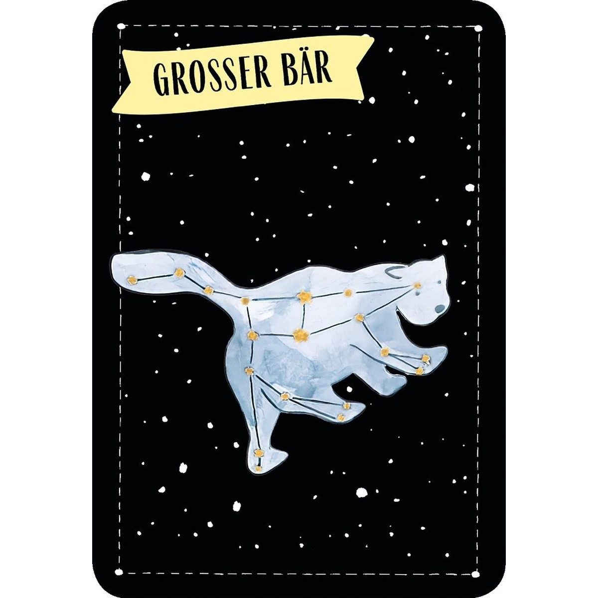 Moses. Verlag Spiel Kartenset Magischer Sternenhimmel 30 Glow-in-the-Dark Karten ab 5