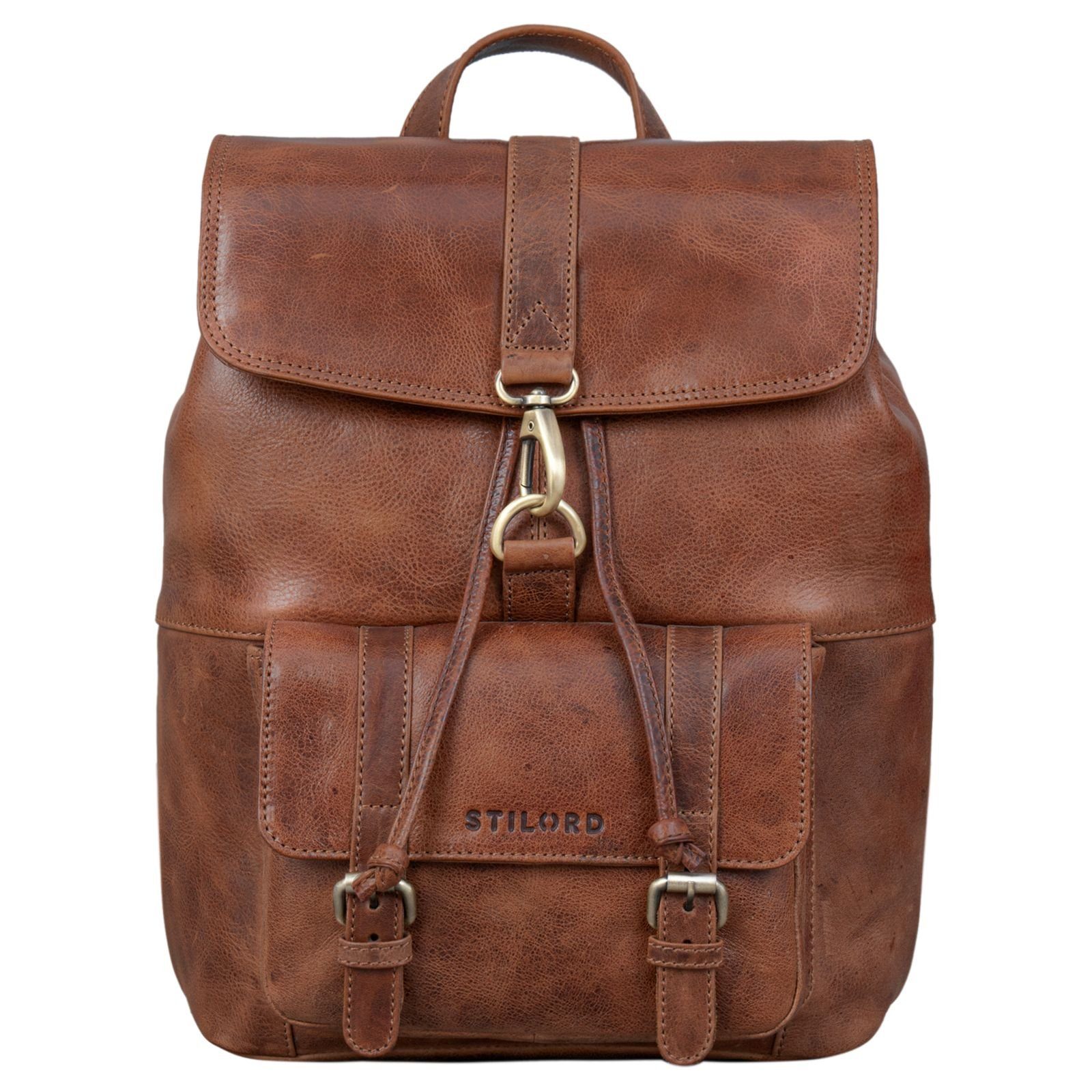 STILORD Cityrucksack "Kacey" Daypack Damen Leder 13.3 Zoll Lederrucksack Un günstig online kaufen