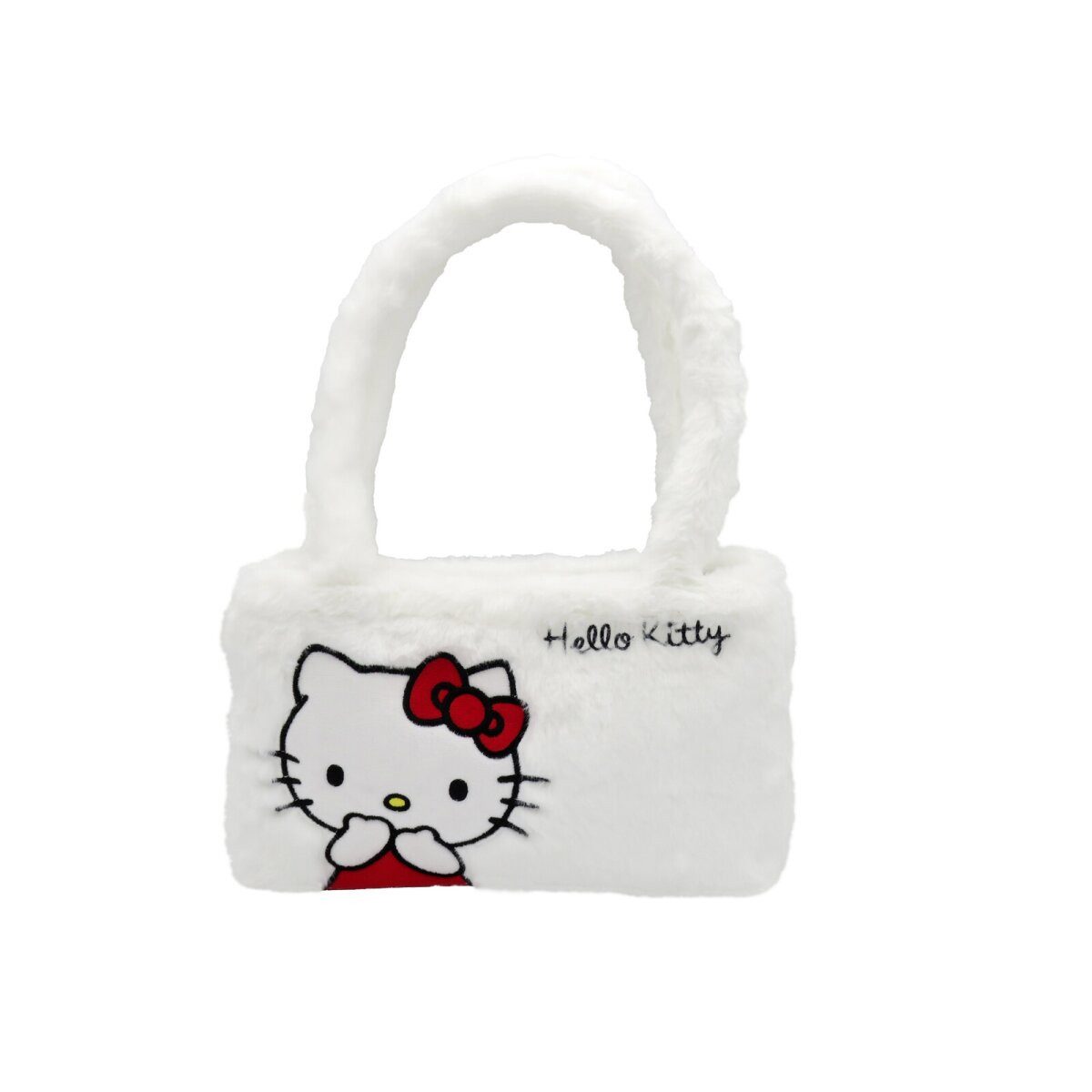 Hello Kitty Kinderrucksack Hello Kitty Plüsch Handtasche Schultertasche mit Reißverschluss (1-tlg)
