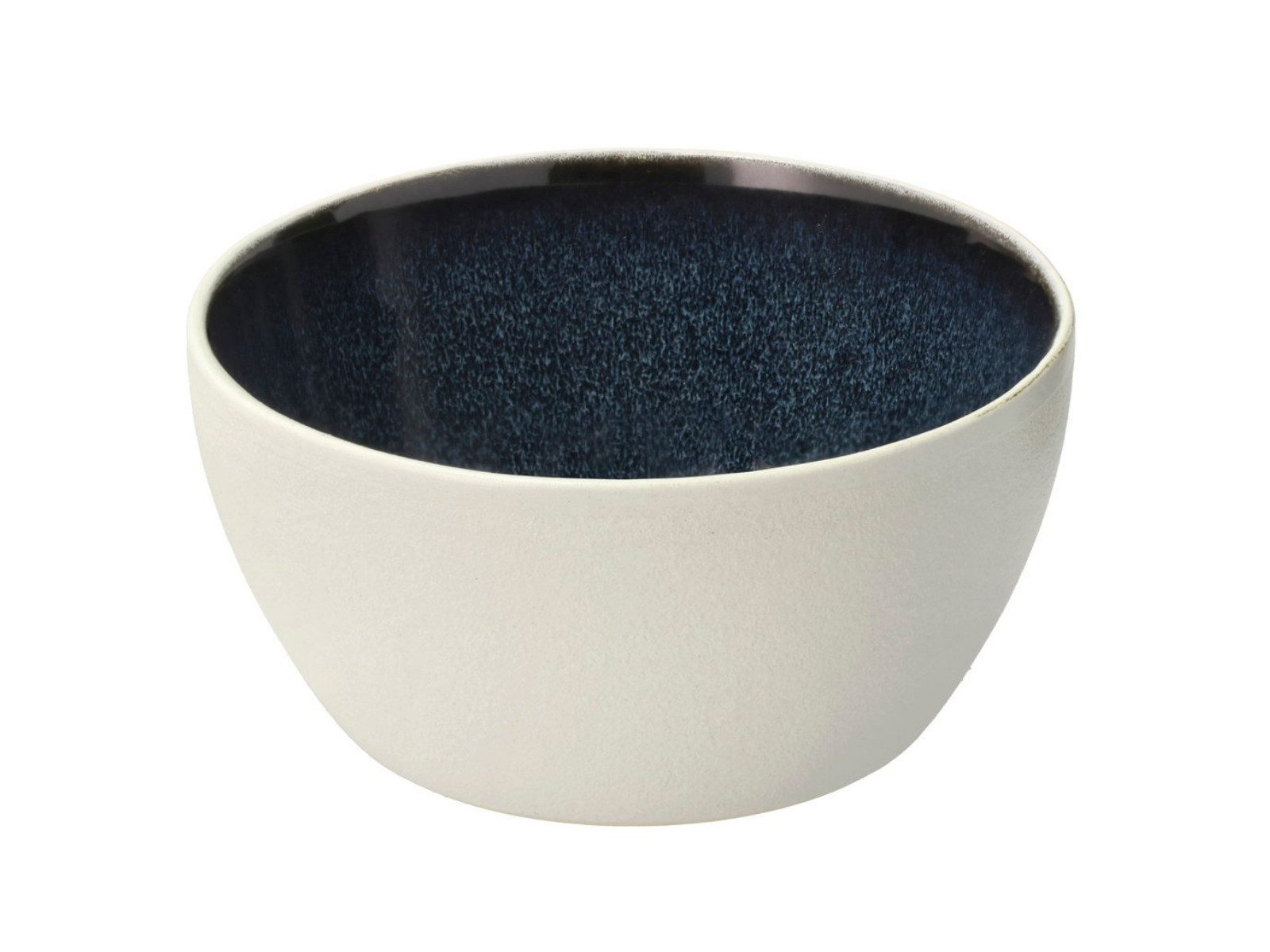 Bitz Suppenschale Gastro Schale weiß/dunkelblau 12cm, Steinzeug, (Suppenschalen)