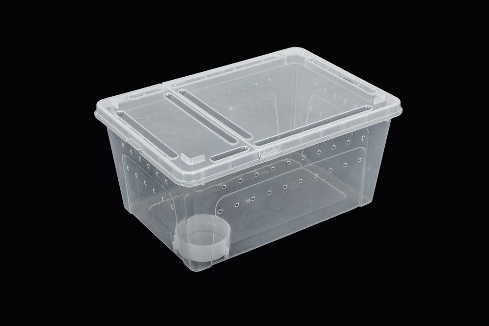 M&S Reptilien Terrarium ReptiZoo Kunststoffterrarium (ohne Wasserschale) - medium (RT2016M)