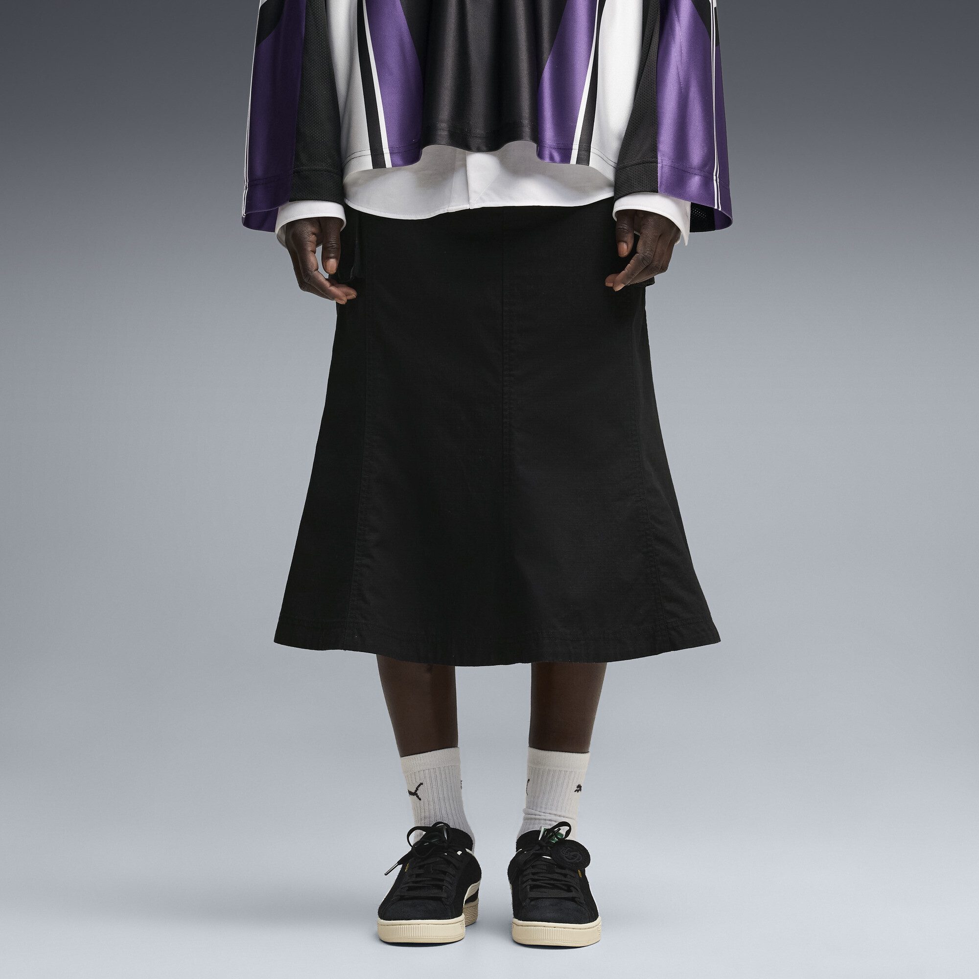 PUMA Jerseyrock Essentials Ripstop Cargo-Midirock Damen