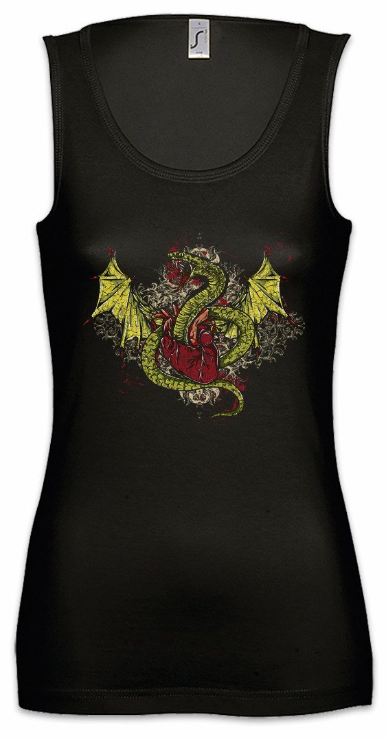 Urban Backwoods Tanktop Vampire Snake Ärmelloses Damen T-Shirt Serpent Snake Schlange Vampir Fledermaus Drache Drachen Bat