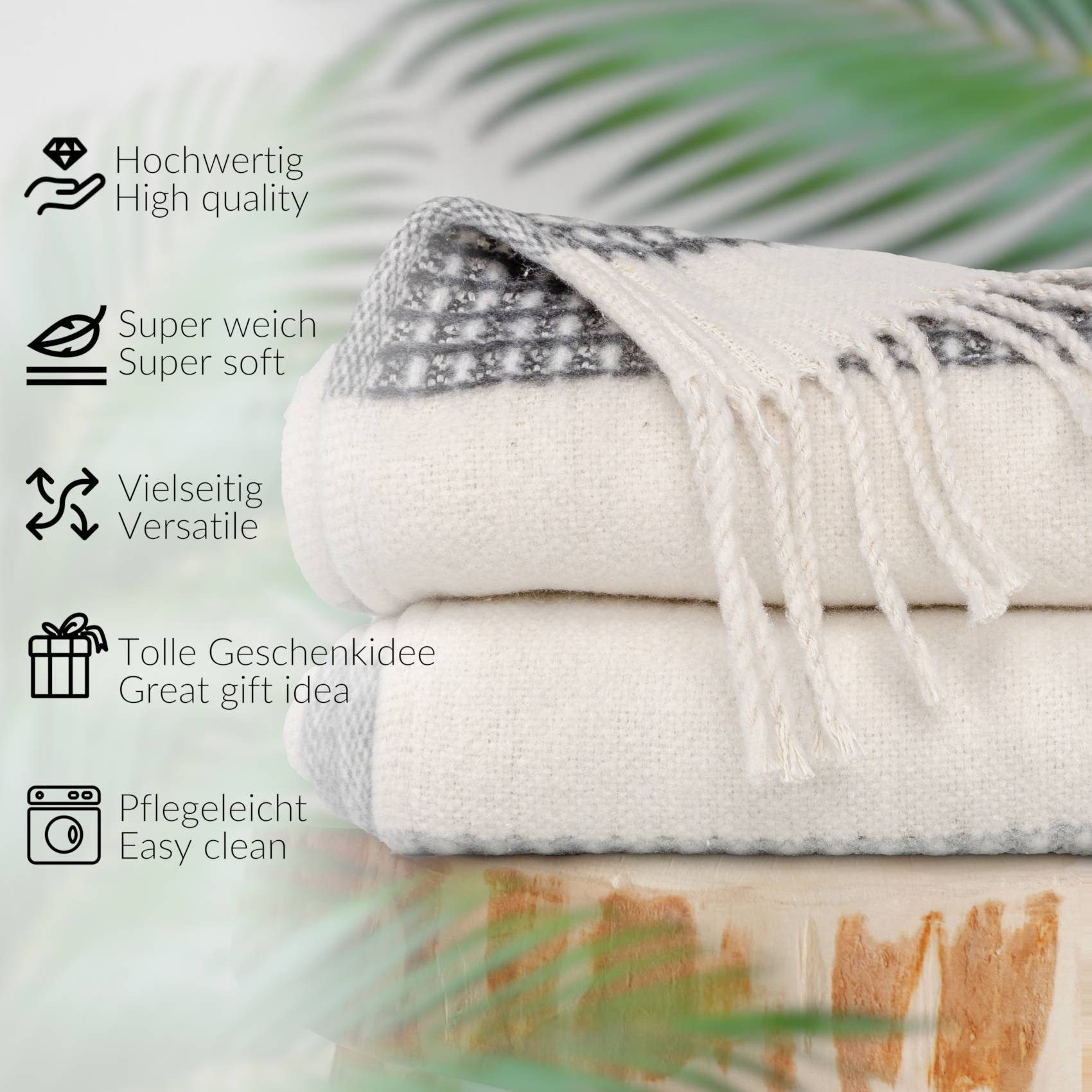 Plaid Boris Tagesdecke hochwertige Kuscheldecke Wohndecke günstig online kaufen