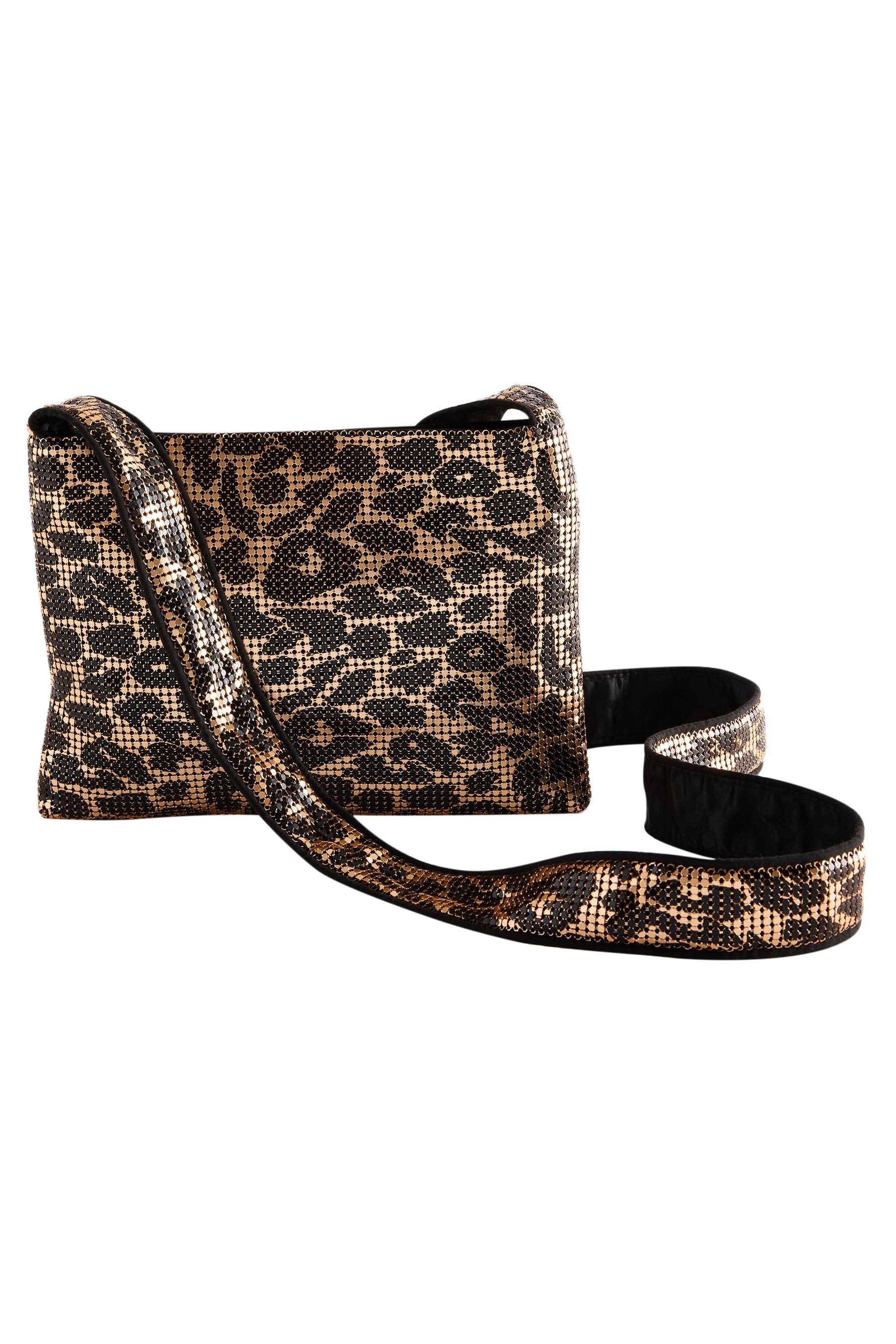 Umhängetasche Rockett St George Tasche mit Kette im Animal-Print