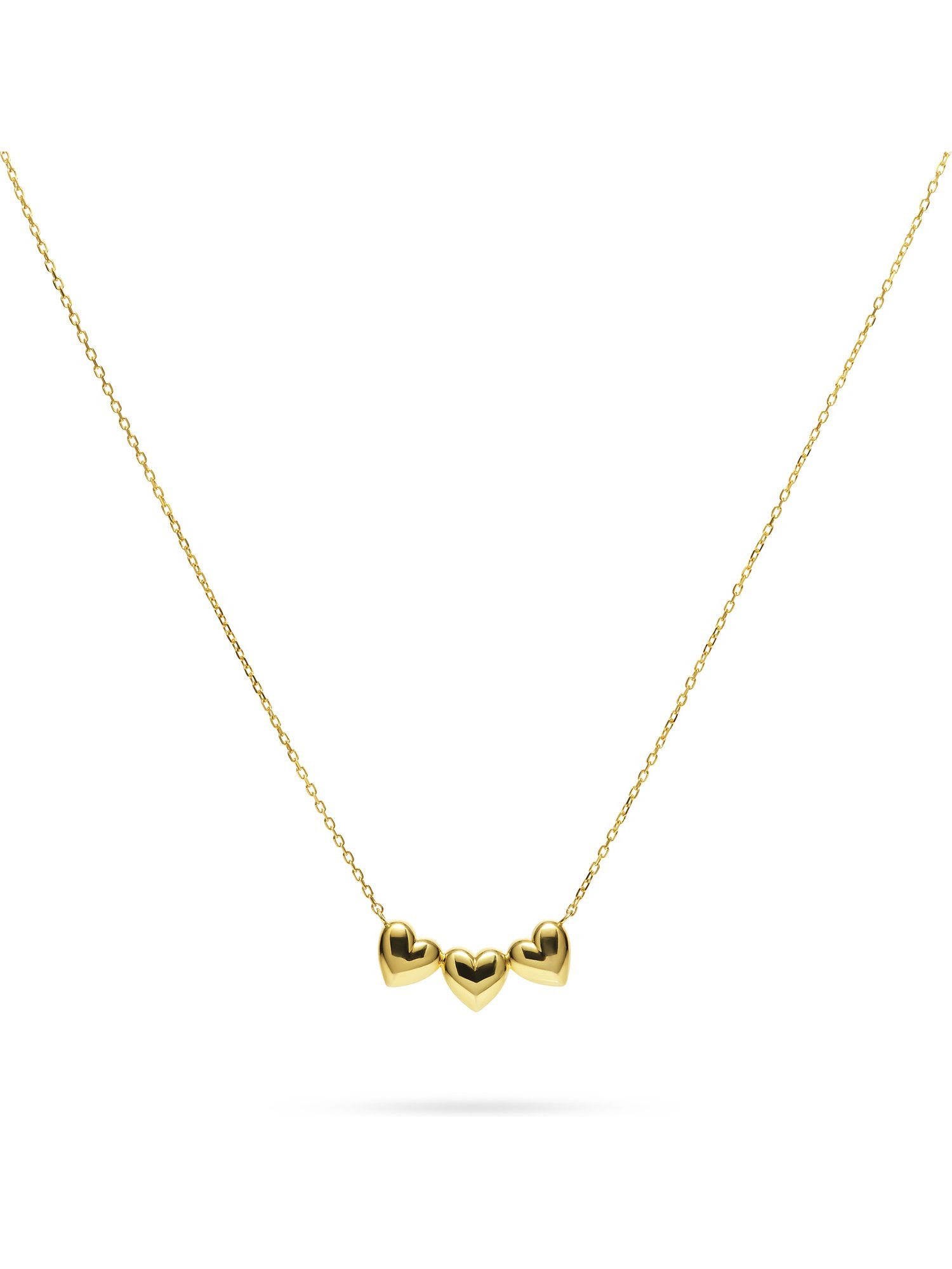 FAVS Collier FAVS Damen-Kette 375er Gelbgold