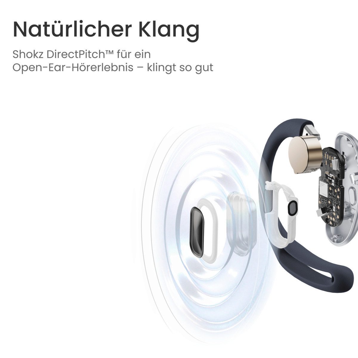 Shokz Shokz OpenFit Air Black Bluetooth-Kopfhörer