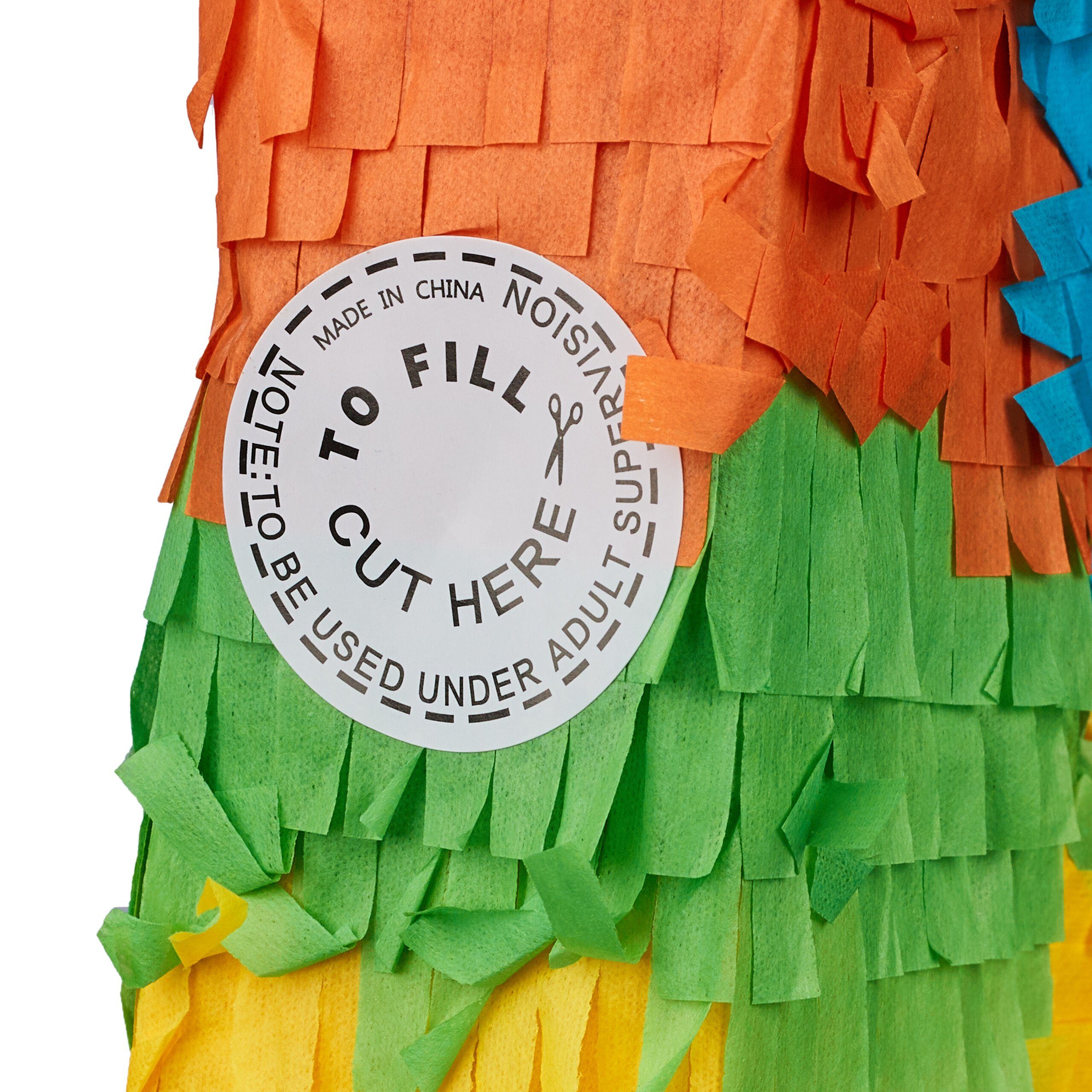 relaxdays Pinata Mini Pinata Zahl 8