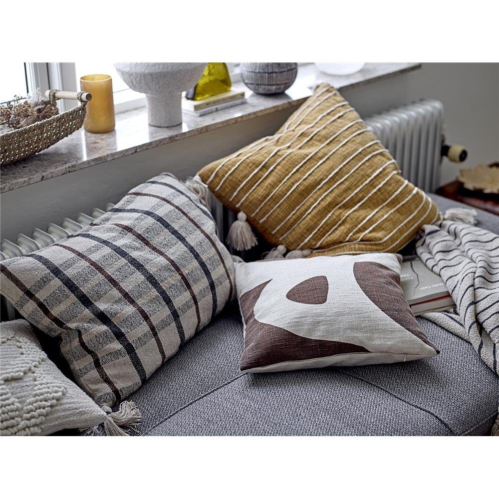 Ebna Quasten, Natur Kuschelkissen dänisches 60 Design Zierkissen 40 Dekokissen Kissen x Bloomingville Sofakissen cm mit Baumwolle