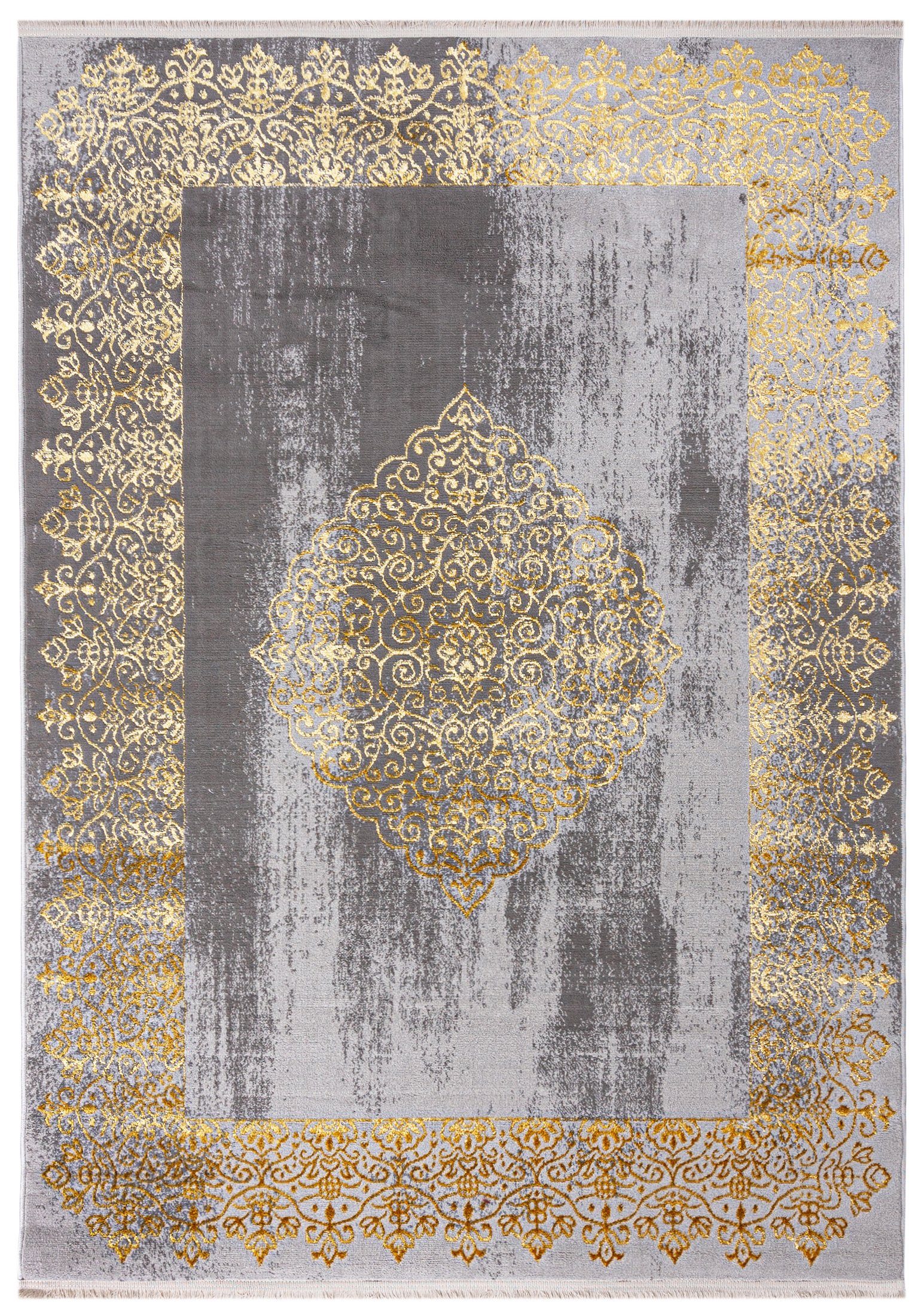 Orientteppich Orientalisch x 300 cm, Teppich Mazovia, mit Vintage Fransen, Orientteppich, Fransen, 200 Kurzflor