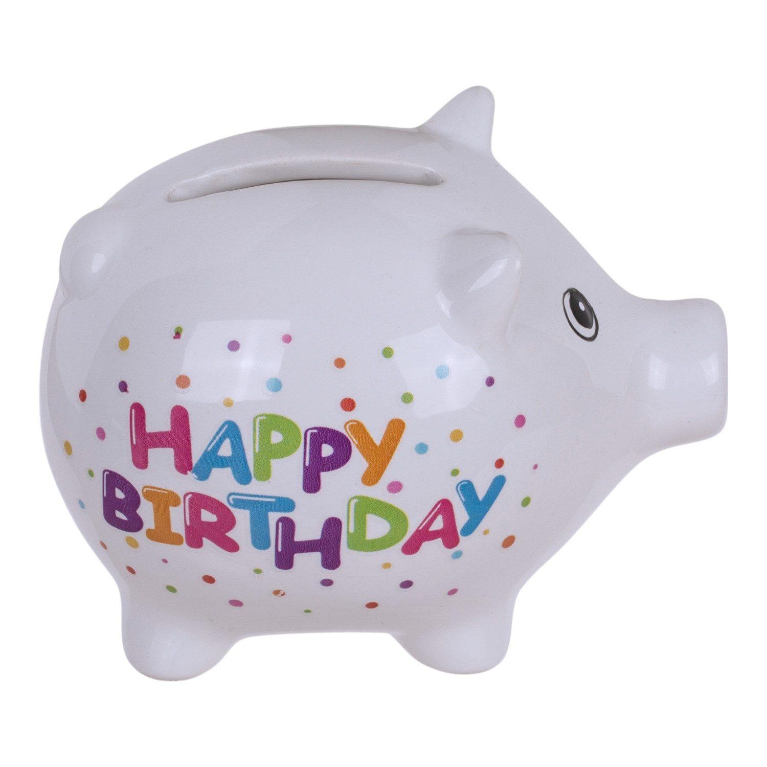 Out of the Blue Spardose Mini Happy Birthday Sparschwein - Geburtstags Spar günstig online kaufen