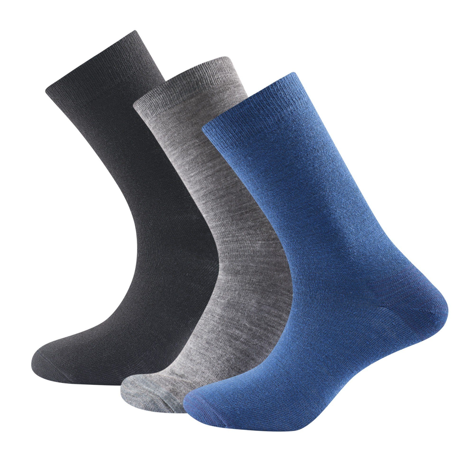 Merino Light Thermosocken Devold Mix Indigo Devold Sock Daily 3-pack