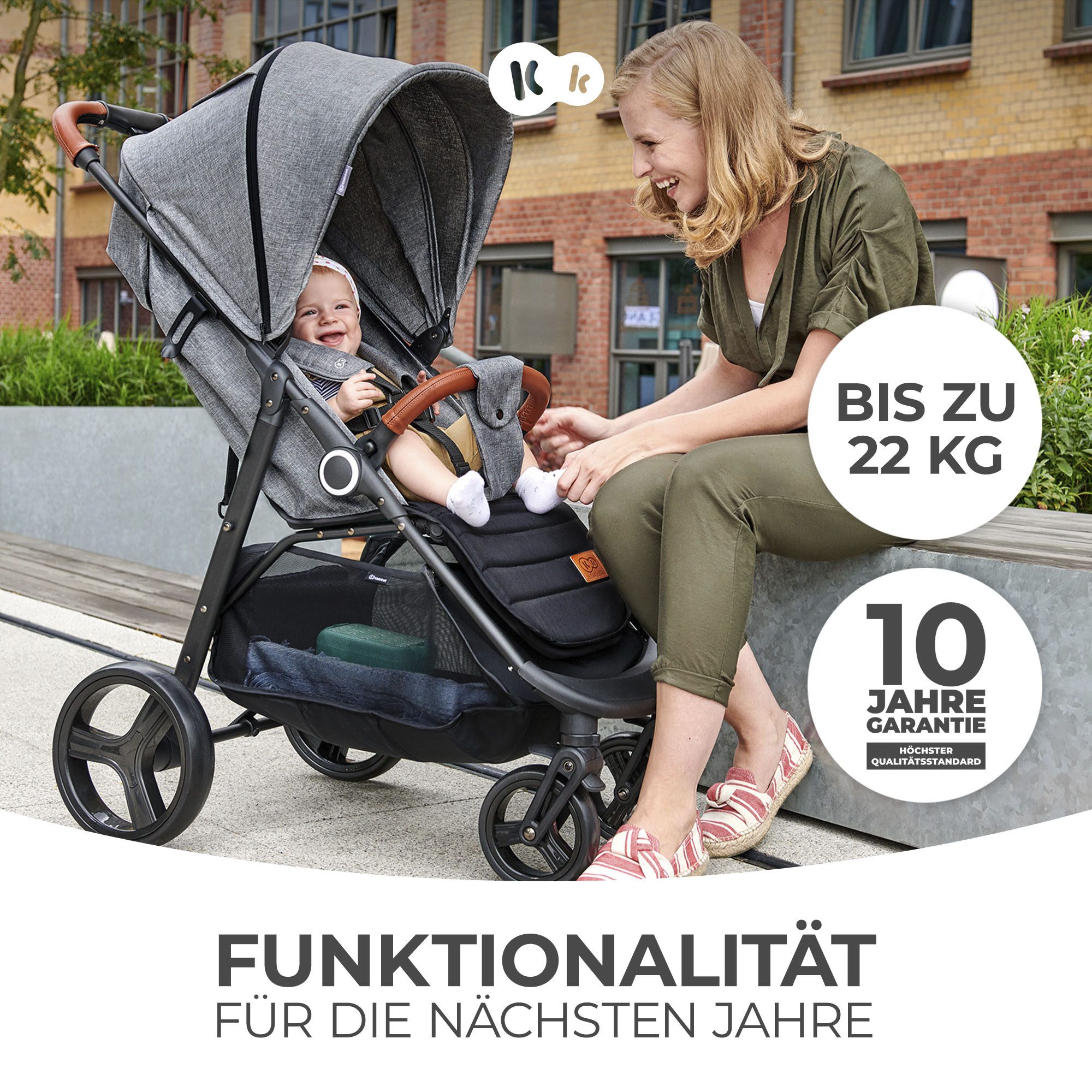 Kinderkraft GRANDE PLUS children's buggy