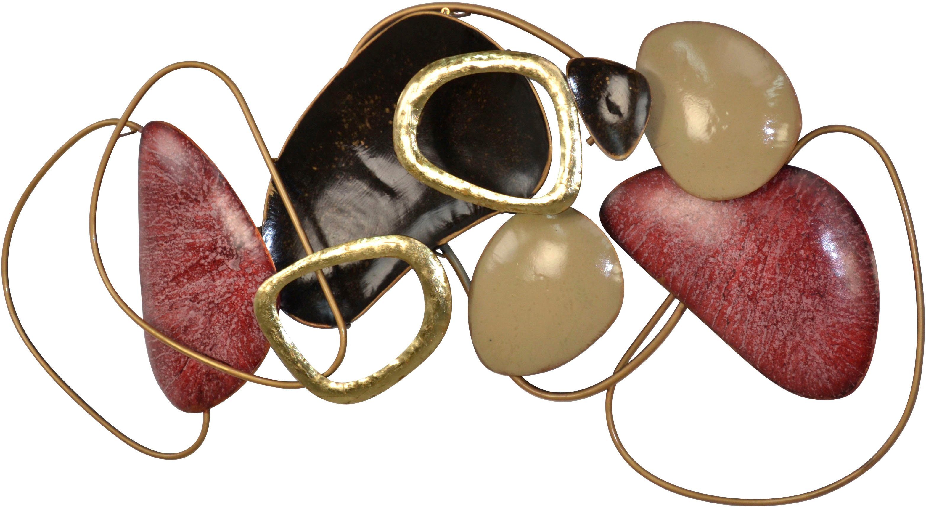 pajoma® Wanddekoobjekt Wanddekoration (1 St), Wandobjekt aus Metall, organische Formen