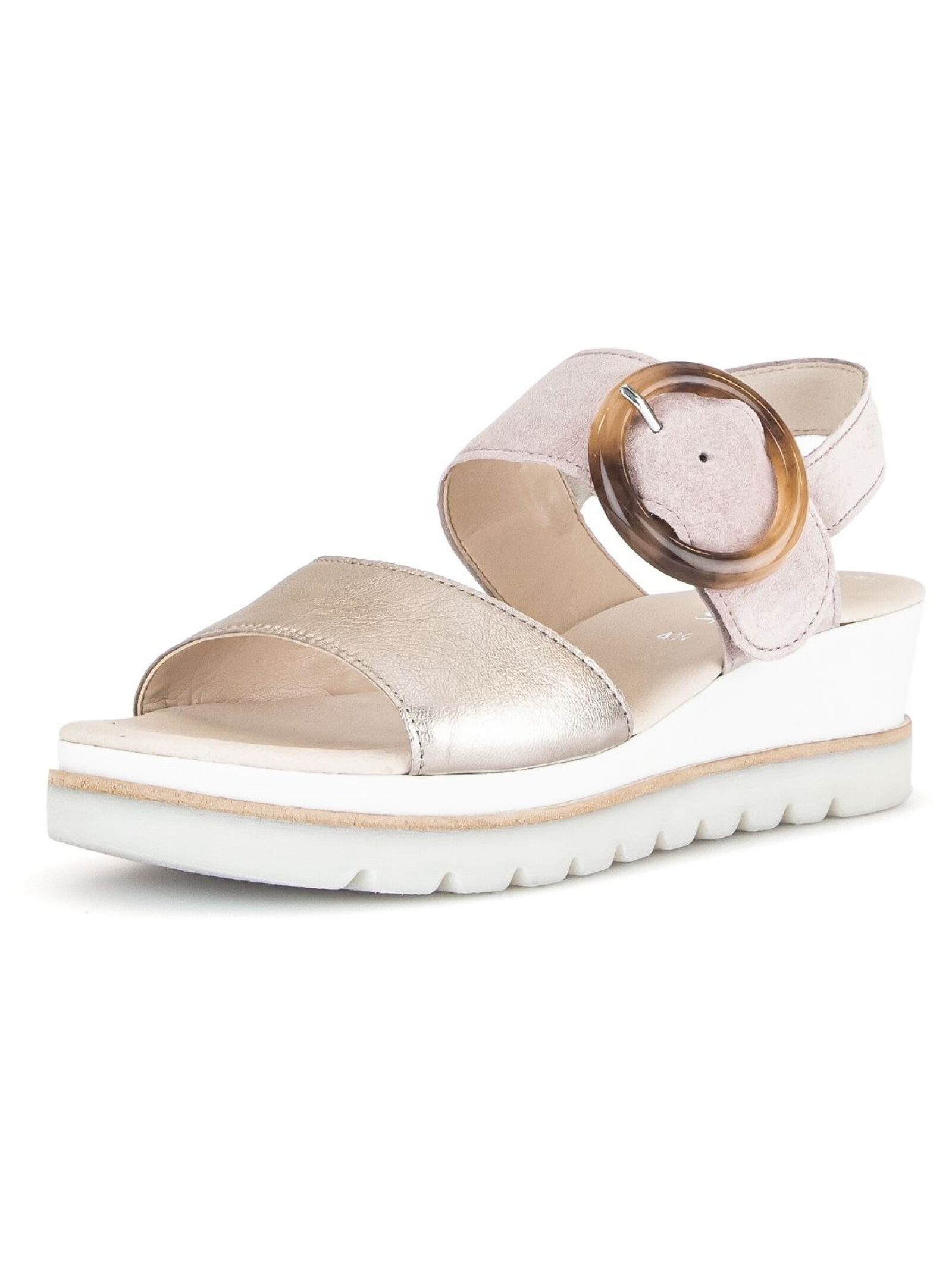Gabor Sandalen Veloursleder Keilsandalette günstig online kaufen