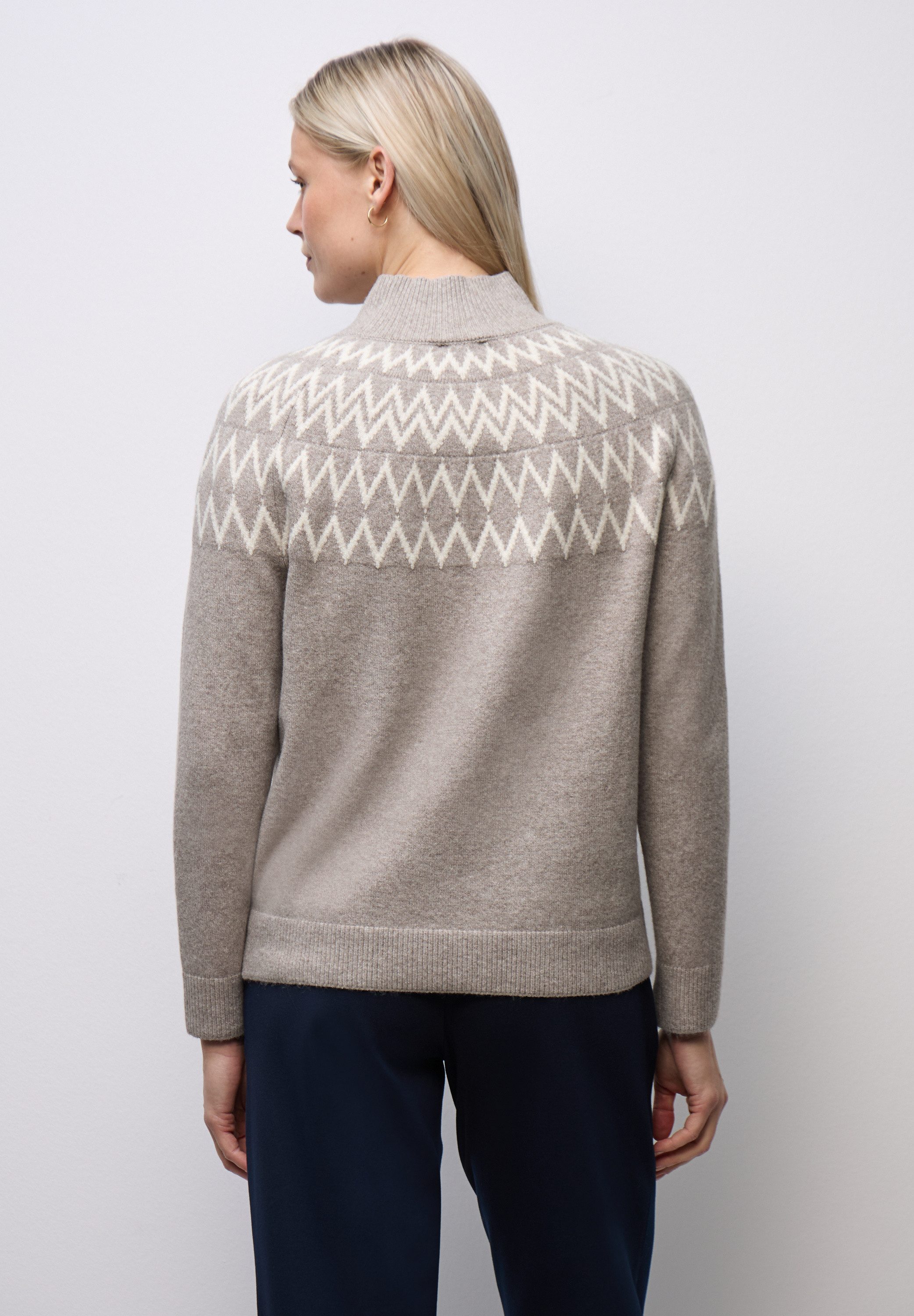 STREET ONE Strickpullover im soften Baumwoll-Mix günstig online kaufen