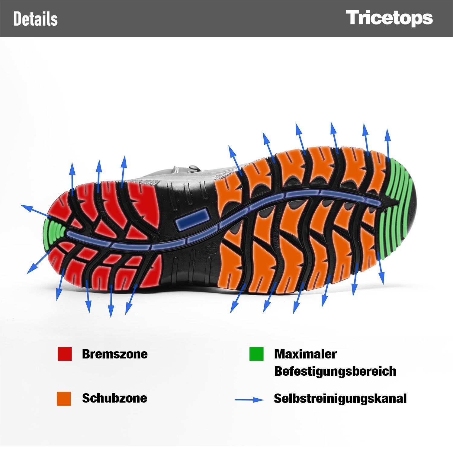 Tricetops CM069 Sicherheitsschuhe S3 Arbeitsschuhe Herren Arbeitsschuh – Bild 5 von 5