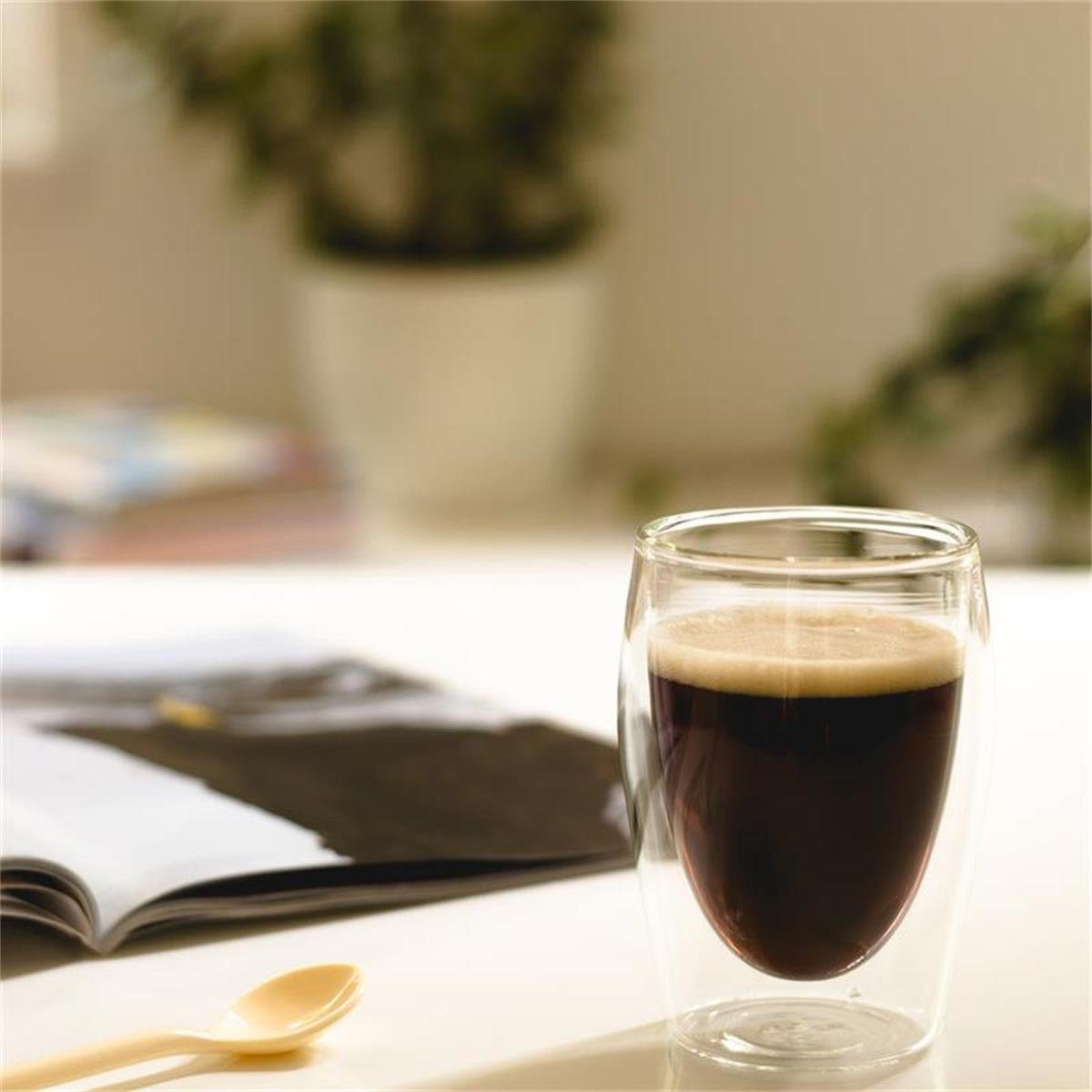 Scanpart Gläser-Set SCANPART Kaffeeglas Thermogläser 2x20cl - Doppelwandiges Thermoglas (2