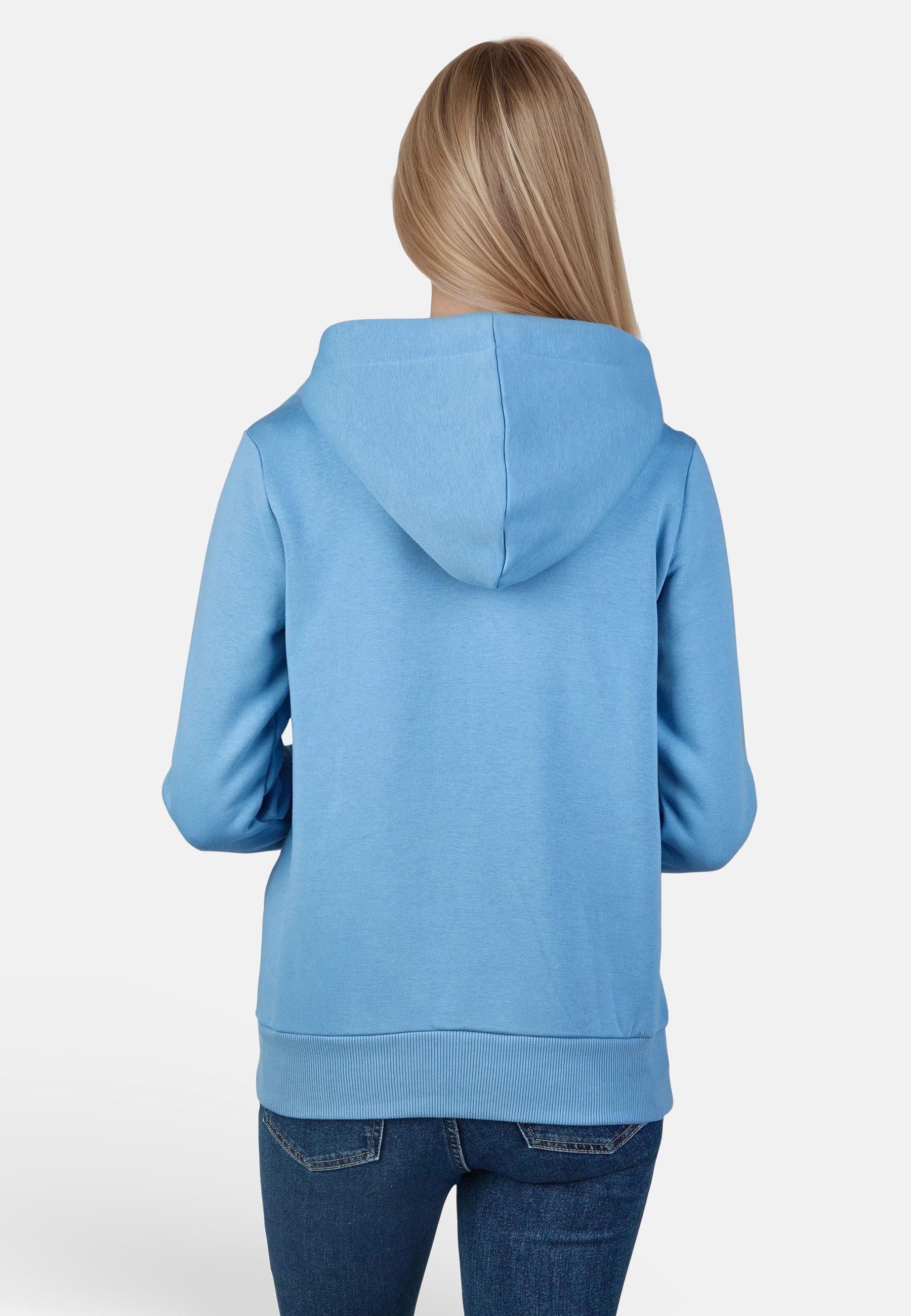 salzhaut Hoodie SÜNN Damen Tailliert salzhaut Kapuzenpullover – bequemer Fit und nordisch klares Design – Bild 5 von 5