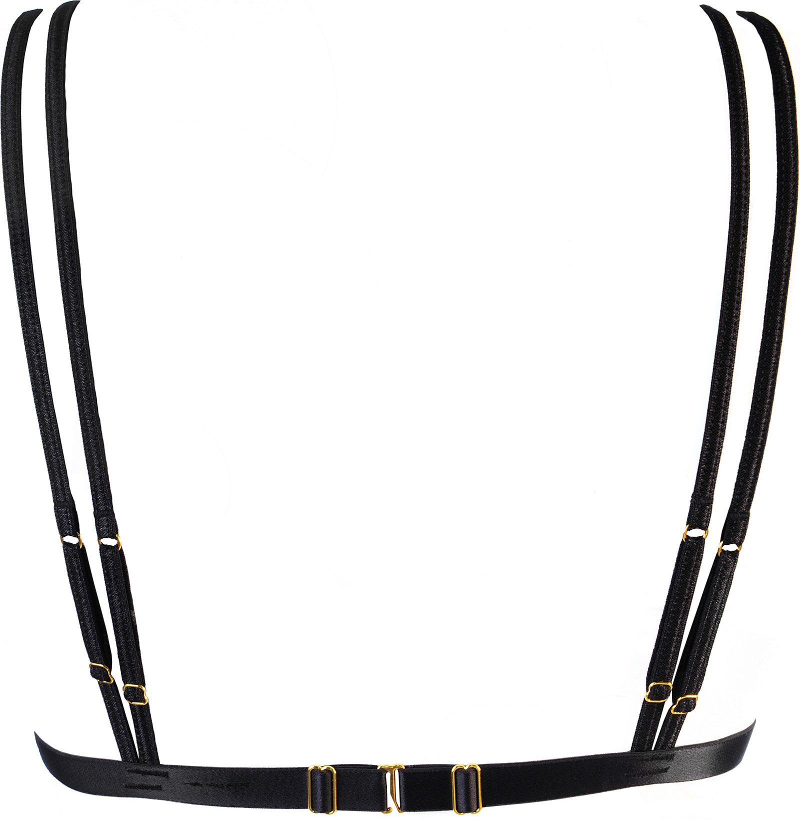 Axami Balconnet-BH Soft-BH in schwarz transparent elastisch mit (einzeln, 1-tlg)