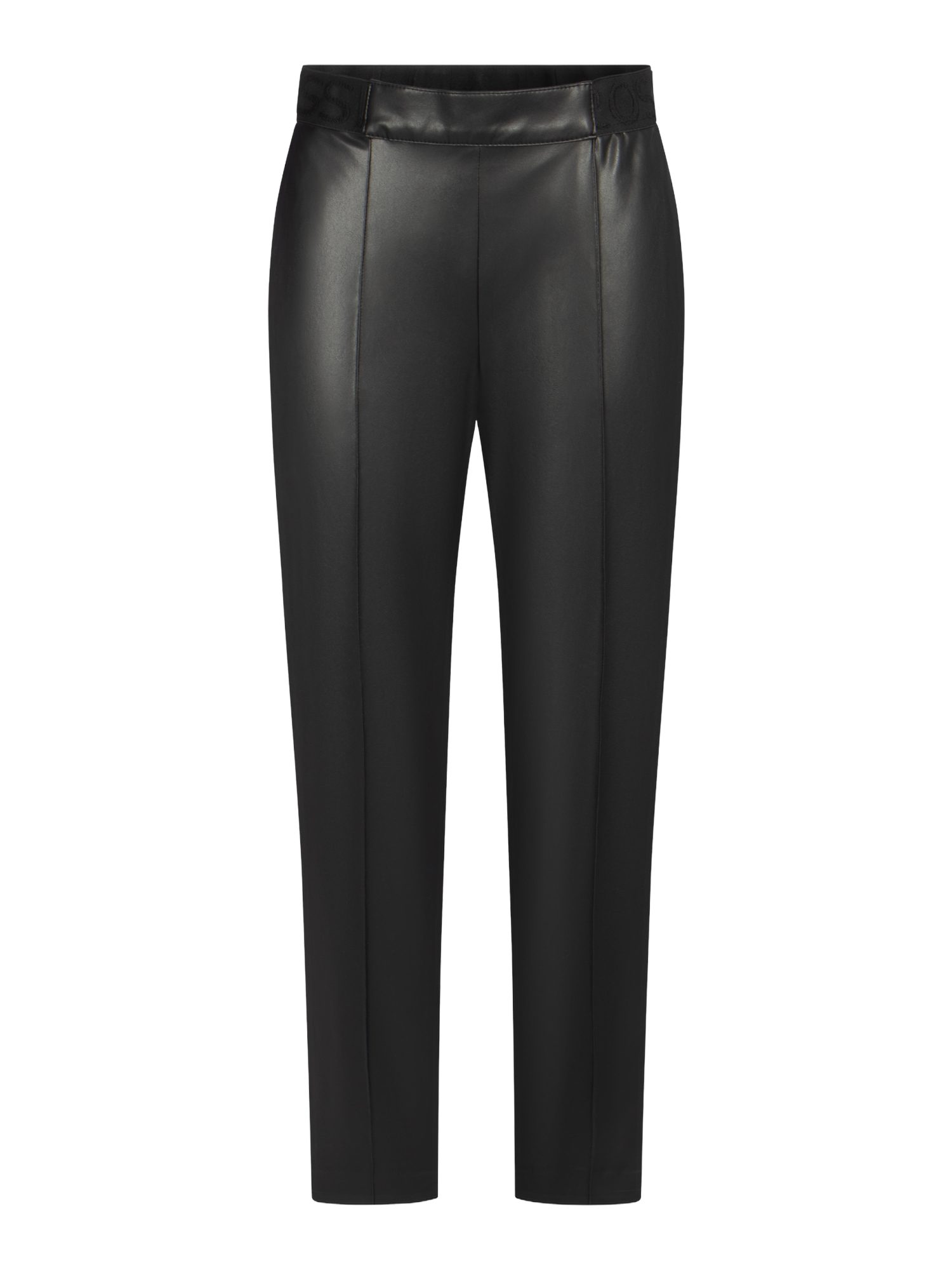 Raffaello Rossi Stoffhose schwarz, Casual, Polyamid, Unifarben, Slim Fit, Mittel