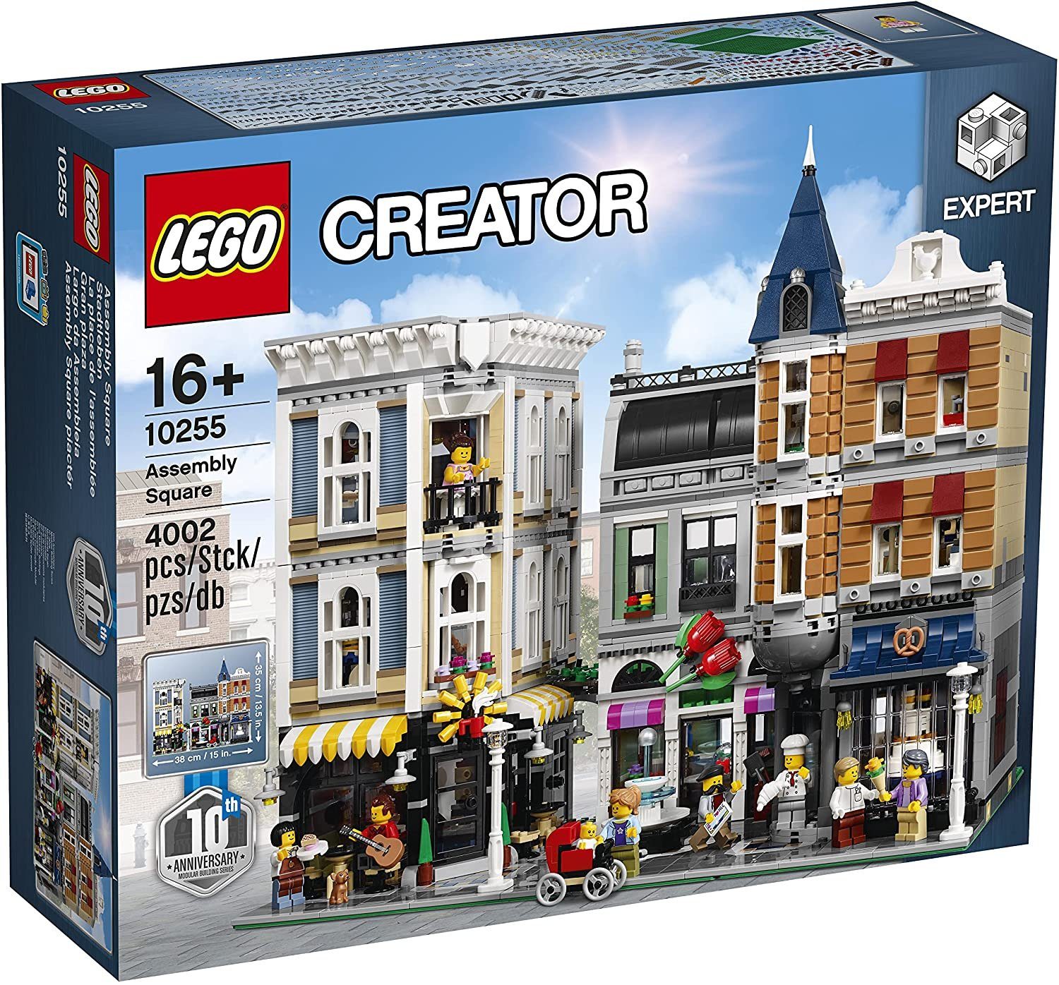 LEGO® Creator 10255 Stadtleben Spielbausteine, (4002 St)