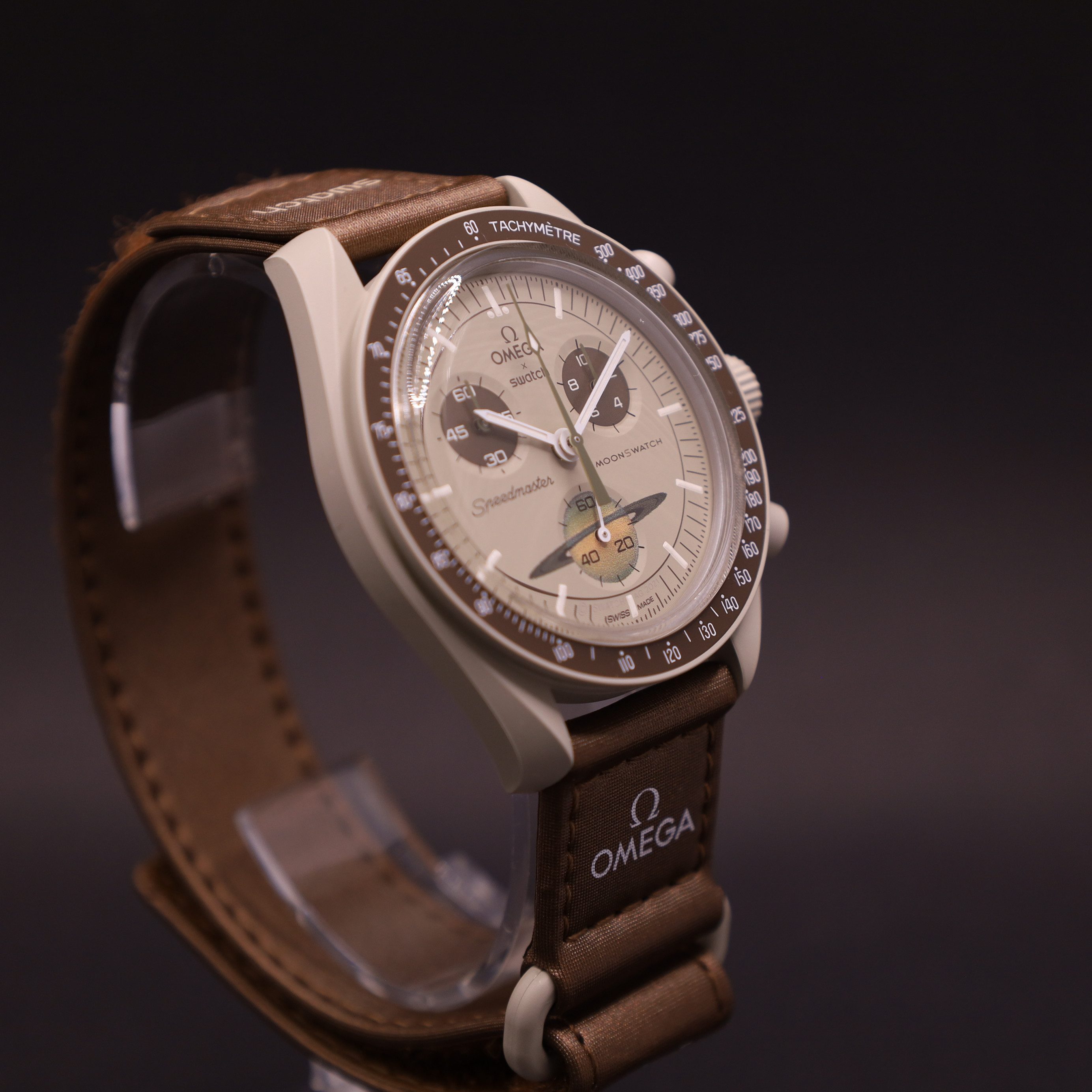 Swatch Chronograph Omega Swatch Bioceramic Moonswatch Mission To Saturn