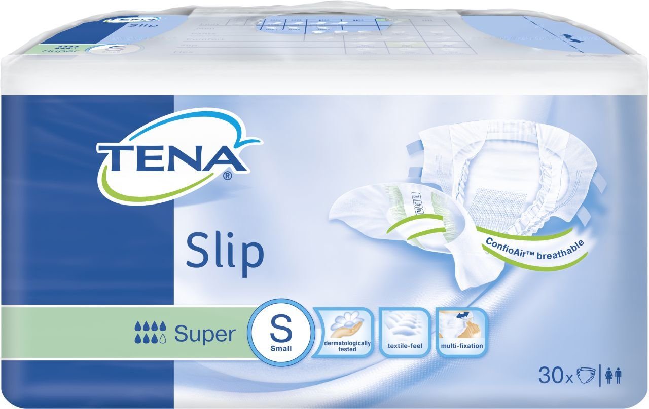 Inkontinenzauflage Tena Slip Original Super Größe S, 30 Stück TENA