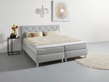 COLLECTION AB Boxbett Sarina, Inklusive Topper, wahlweise mit Bettkasten, in H2, H3 und H4