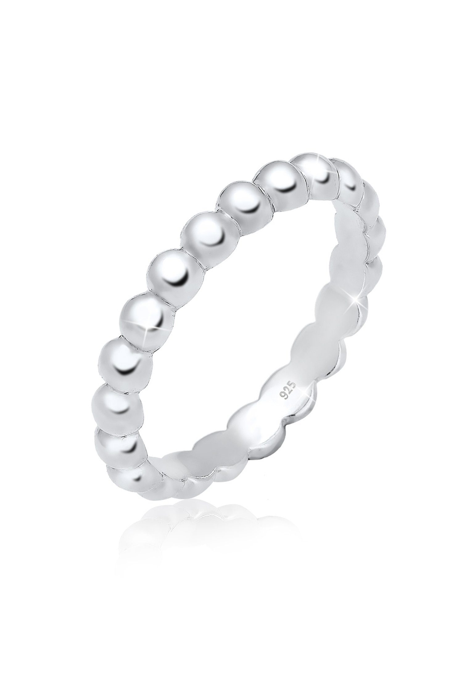 Elli Fingerring Stacking Ring Kügelchen 925 Silber