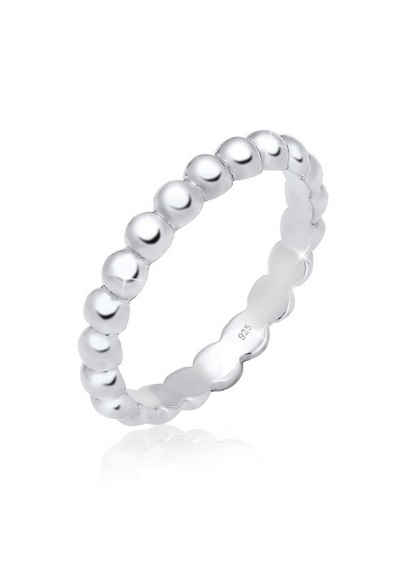 Elli Fingerring Stacking Ring Kügelchen 925 Silber