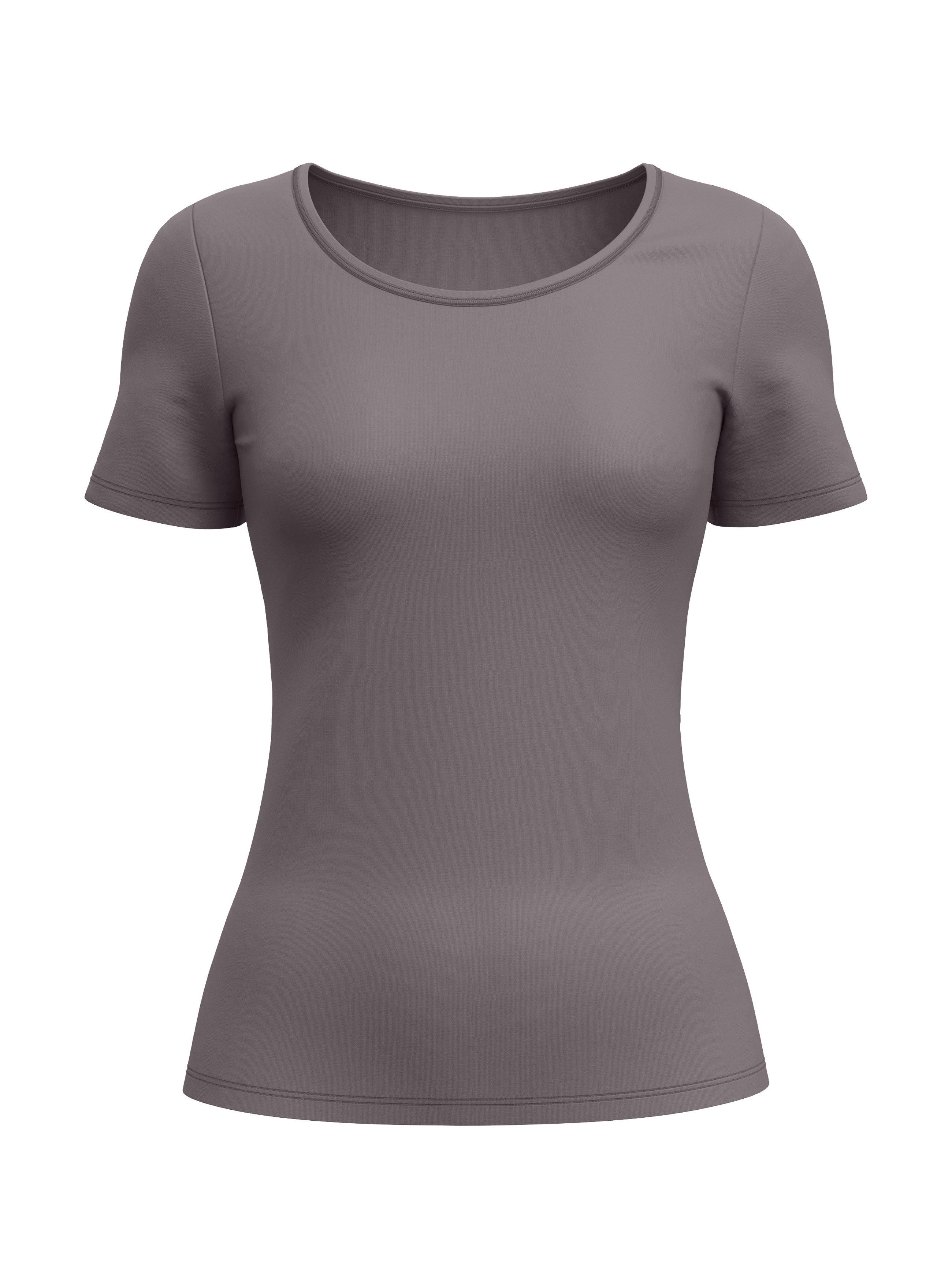 CALIDA Unterziehshirt Natural Comfort mit Rundhals und reduzierter Pillingbildung