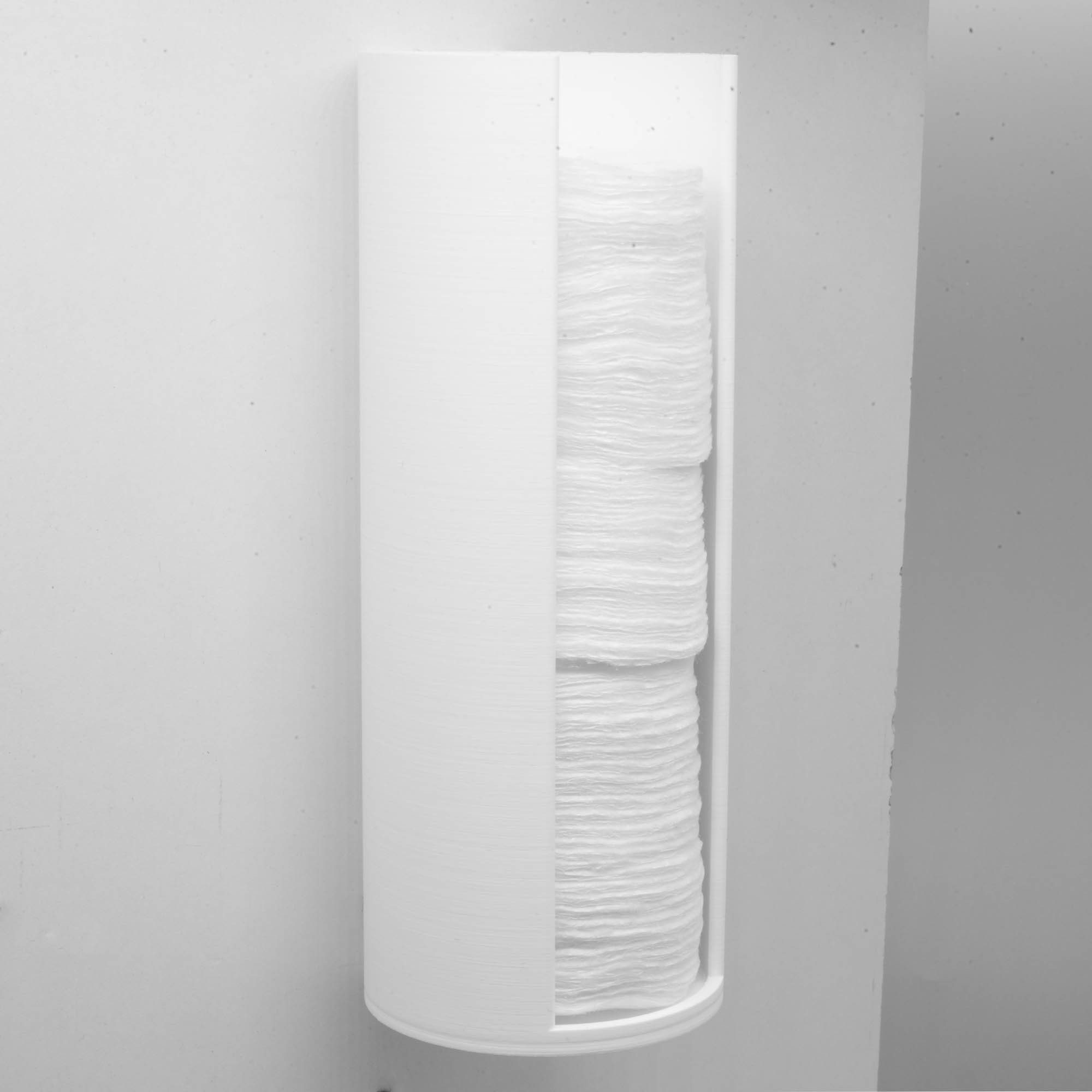 TSB Werk Wattepadspender Wattepadspender Wandhalter Wattepads Wandmontage, (1-tlg), Tischständer, Aufbewahrung