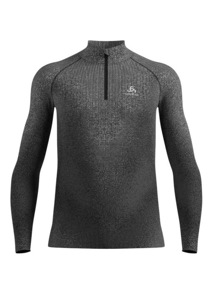 Odlo Langarmshirt Performance Warm Blackcomb (schnelltrocknend, nahtlos) Un günstig online kaufen