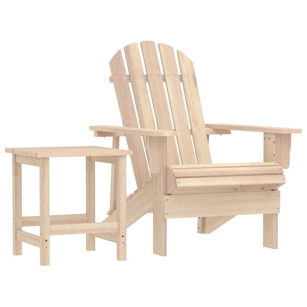 furnicato Gartenstuhl Adirondack-mit Tisch Massivholz Tanne (1 St)