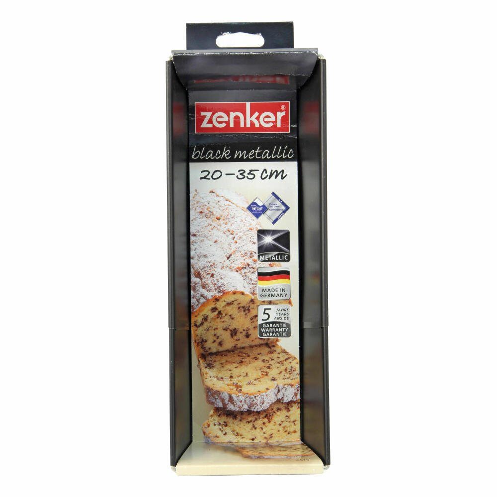 Zenker Backform Black Metallic Königskuchenform Ausziehbar 20-35cm