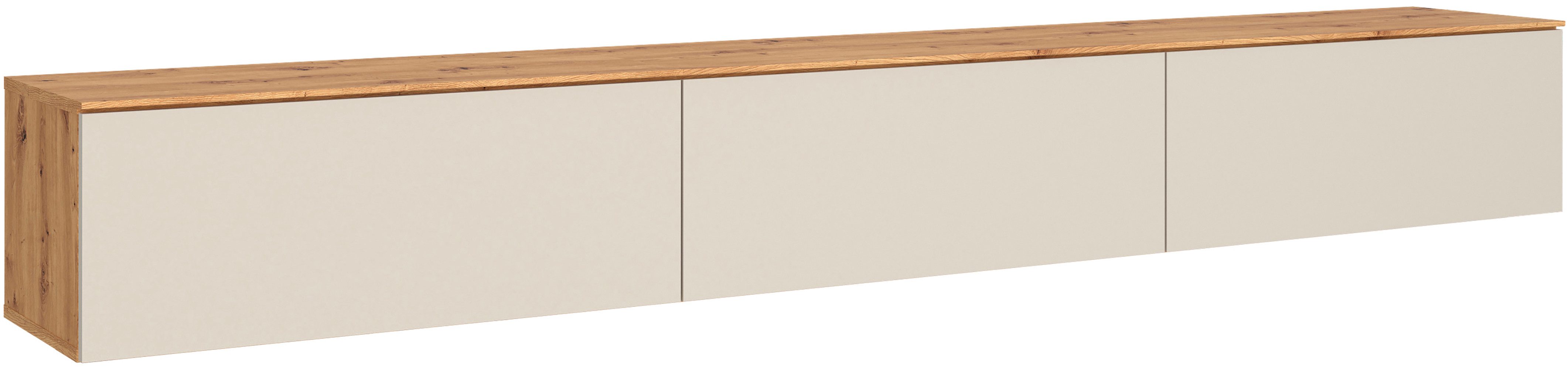 OTTO home Lowboard 3 Klappen und viel Stauraum, hängend oder stehend, grifflos, modern, Breite 240cm – Bild 2 von 5