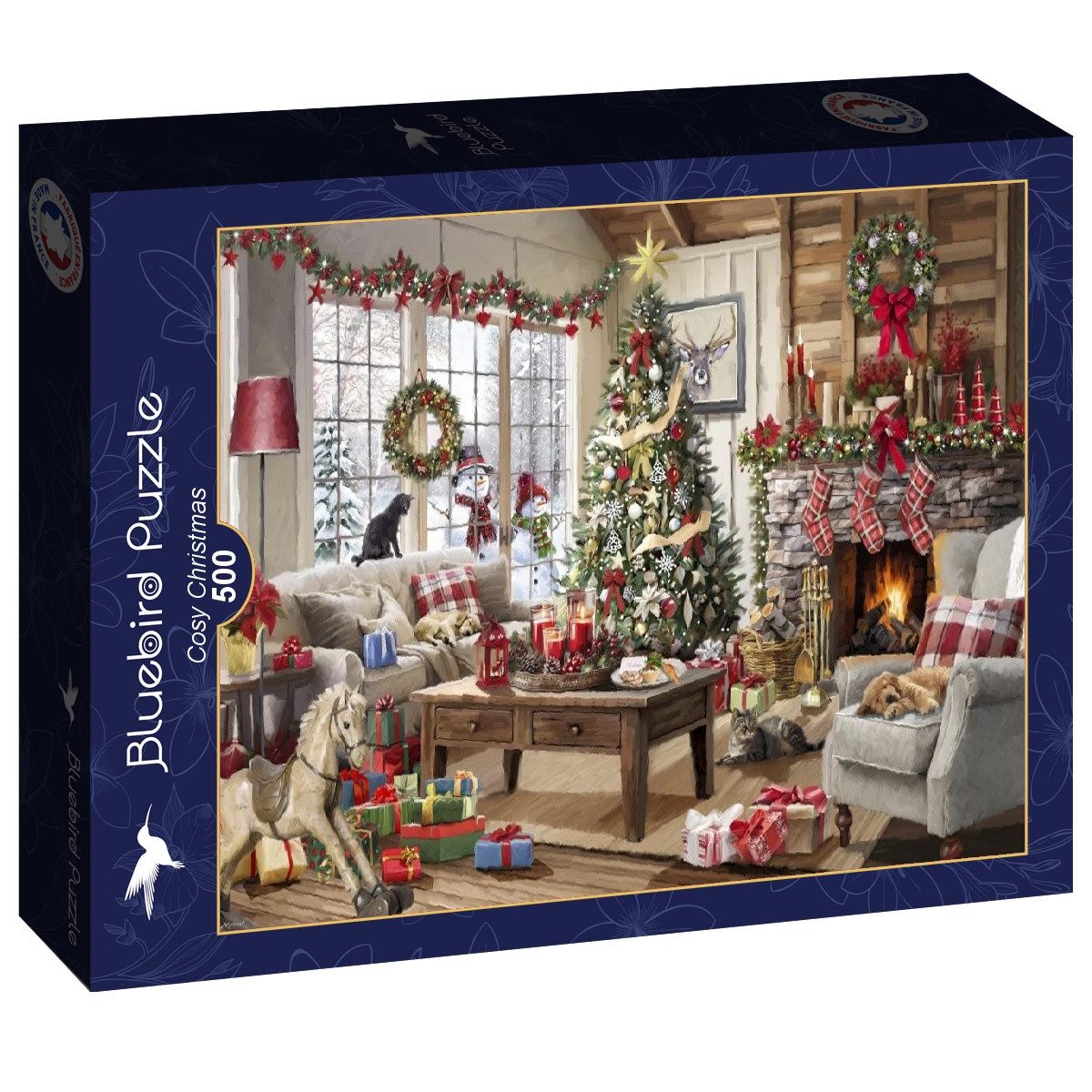Bluebird Puzzle Puzzle Gemütliche Weihnachten, Puzzleteile günstig online kaufen