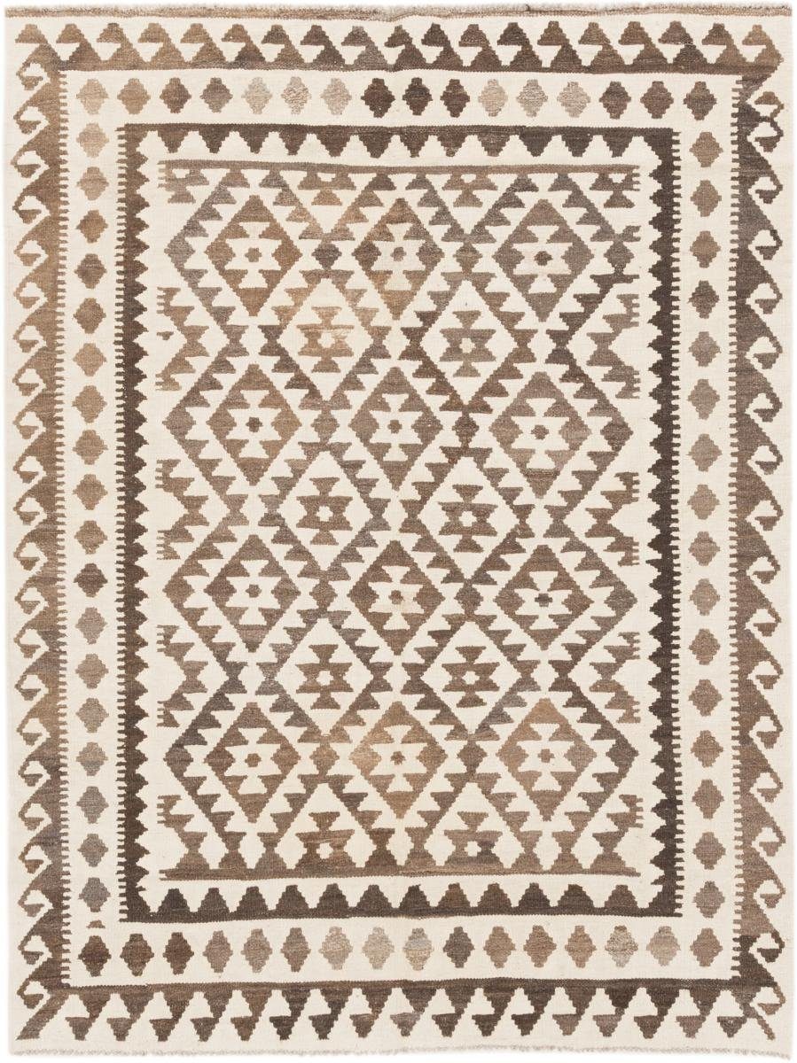 Orientteppich Kelim Afghan Heritage 132x170 Handgewebter Moderner Orientteppich, Nain Trading, rechteckig, Höhe: 3 mm