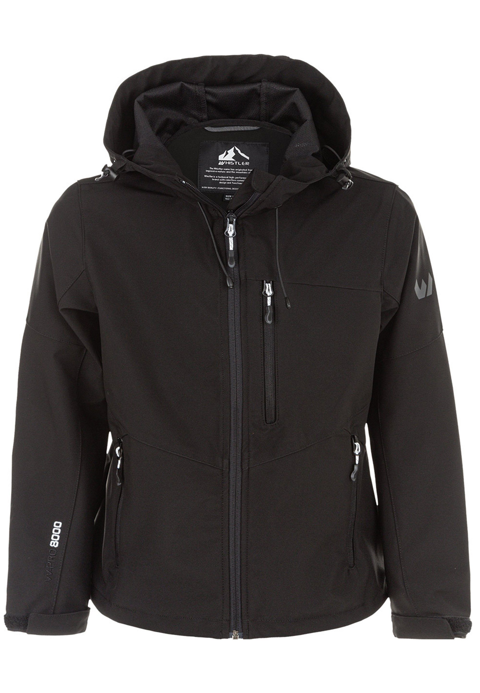 WHISTLER Softshelljacke Rosea mit wasserdichter Membran schwarz | Übergangsjacken