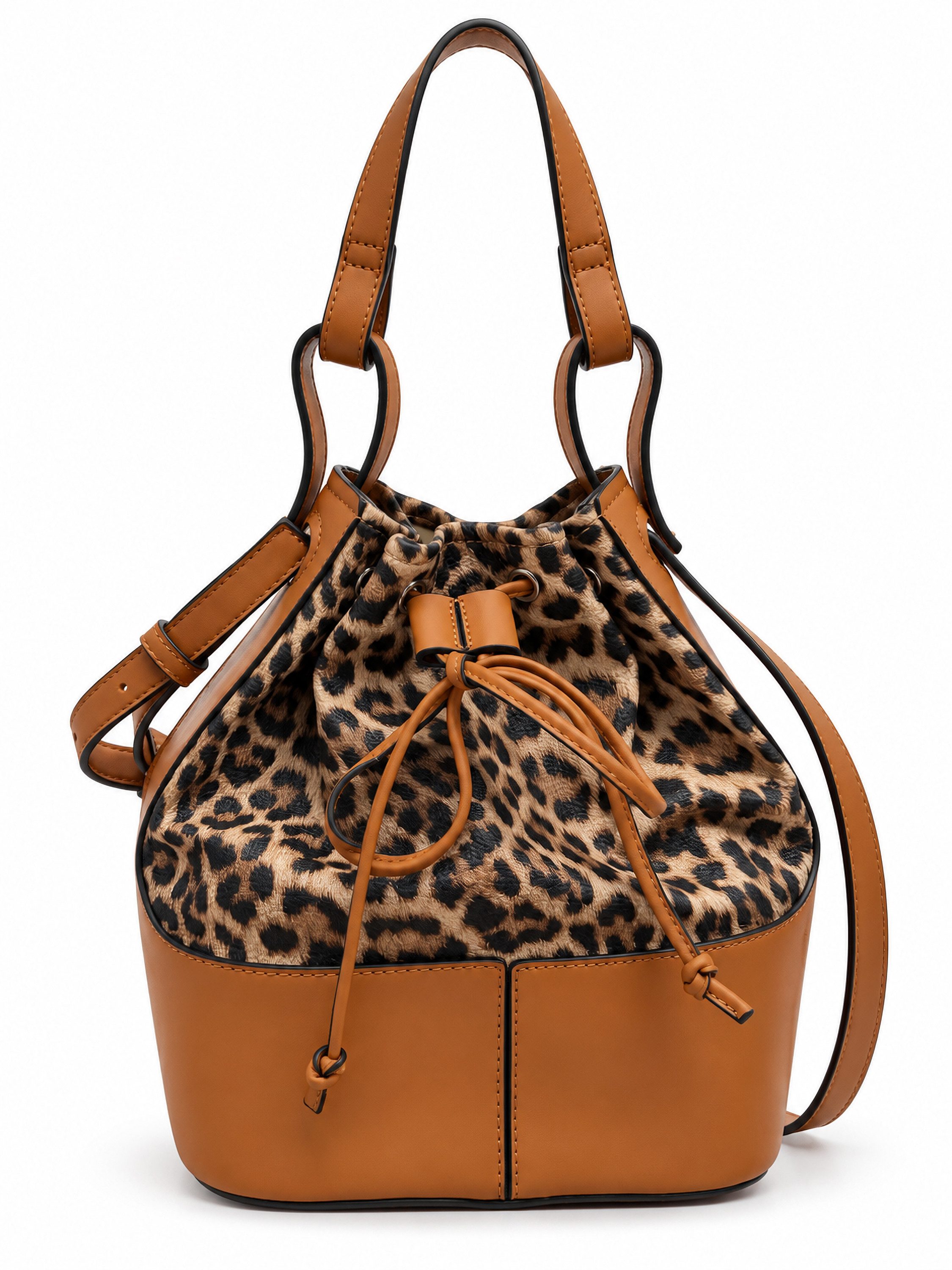 COLLEZIONE ALESSANDRO Schultertasche Kapstadt, Leo Beutel in braun