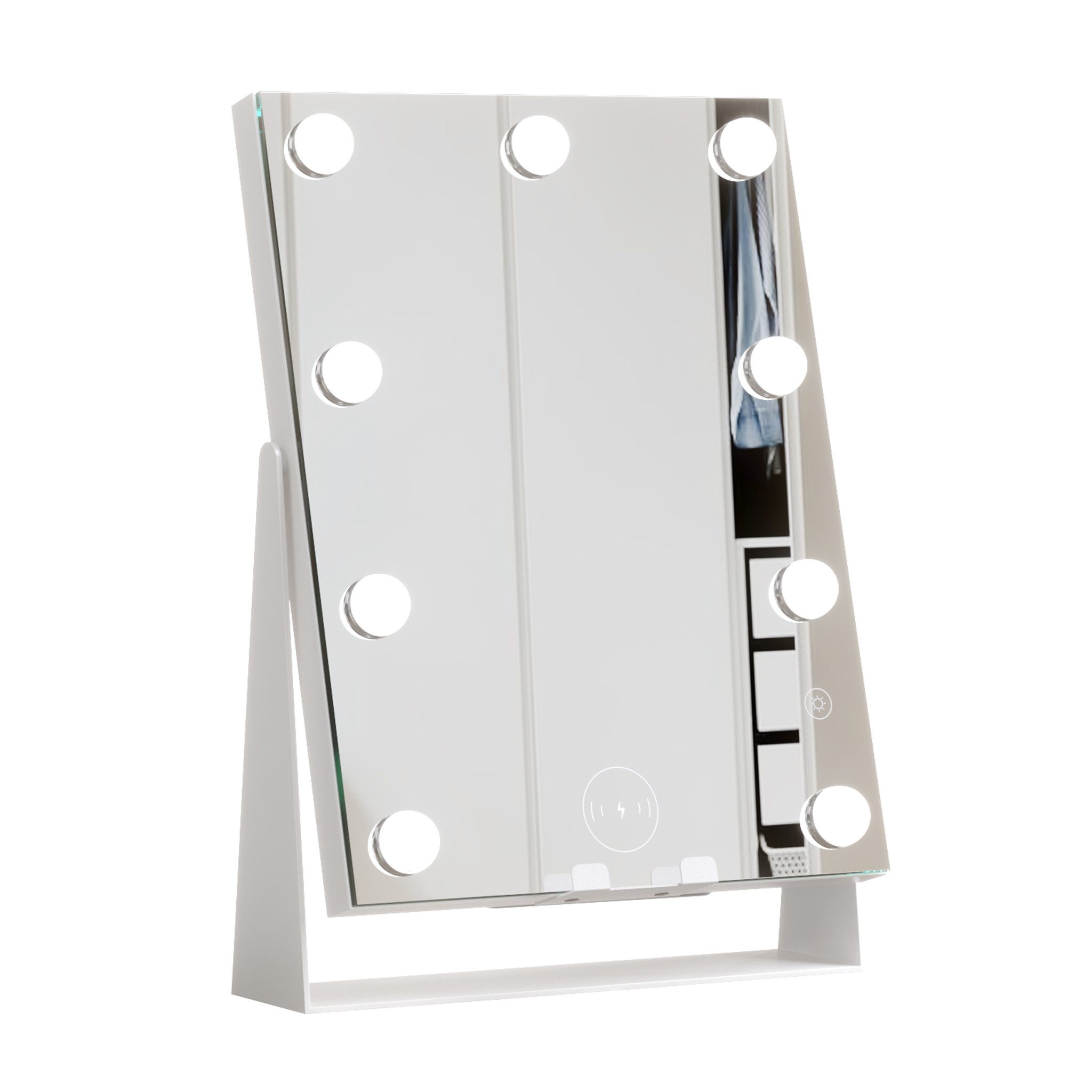 Mondeer Schminkspiegel LED-Kosmetikspiegel (Hollywood-Makeup-Spiegel, 30 x günstig online kaufen
