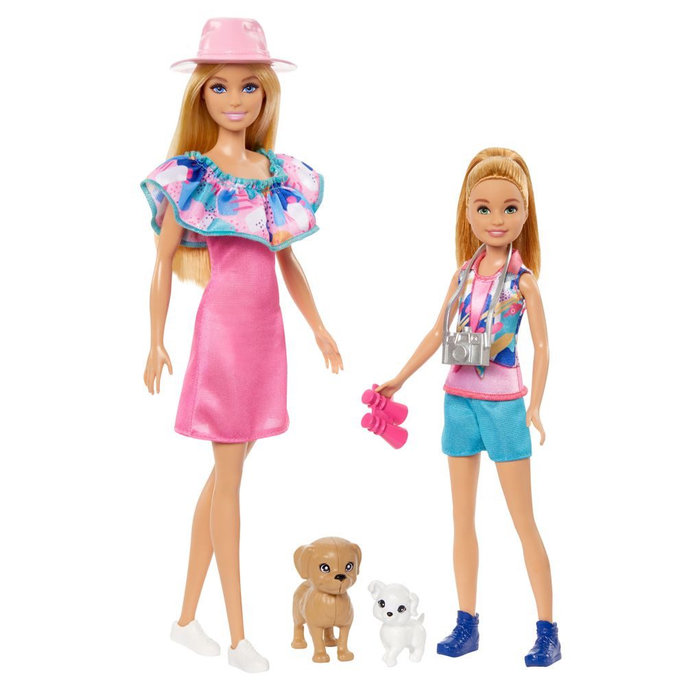 Barbie Anziehpuppe Puppen-Set mit 2 Hunden Barbie & Stacie to the Rescue Ma günstig online kaufen
