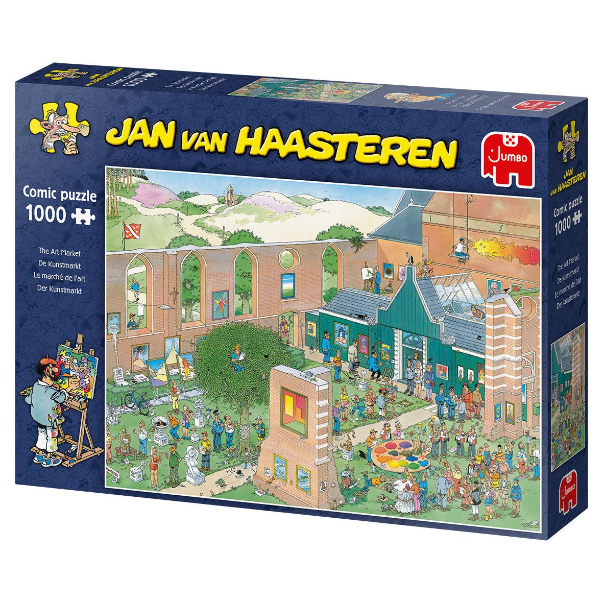 Jan van Haasteren Puzzle Jan van Haasteren - Der Kunstmarkt 1000 Teile Puzzle, 1000 Puzzleteile