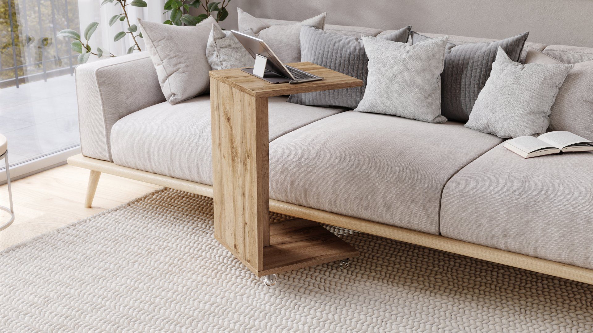 designimpex Beistelltisch Design Hugo Ecktisch Tisch günstig online kaufen