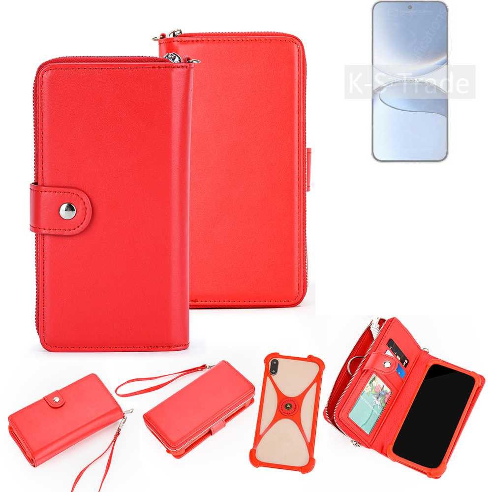 K-S-Trade Handyhülle für Xiaomi Redmi Turbo 4 Pro, 2in1 Schutzhülle Portemonnee Handyhülle mit Bumper Hülle Case