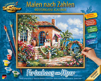 Schipper Malen nach Zahlen »Meisterklasse Premium - Ferienhaus am Meer«, Made in Germany