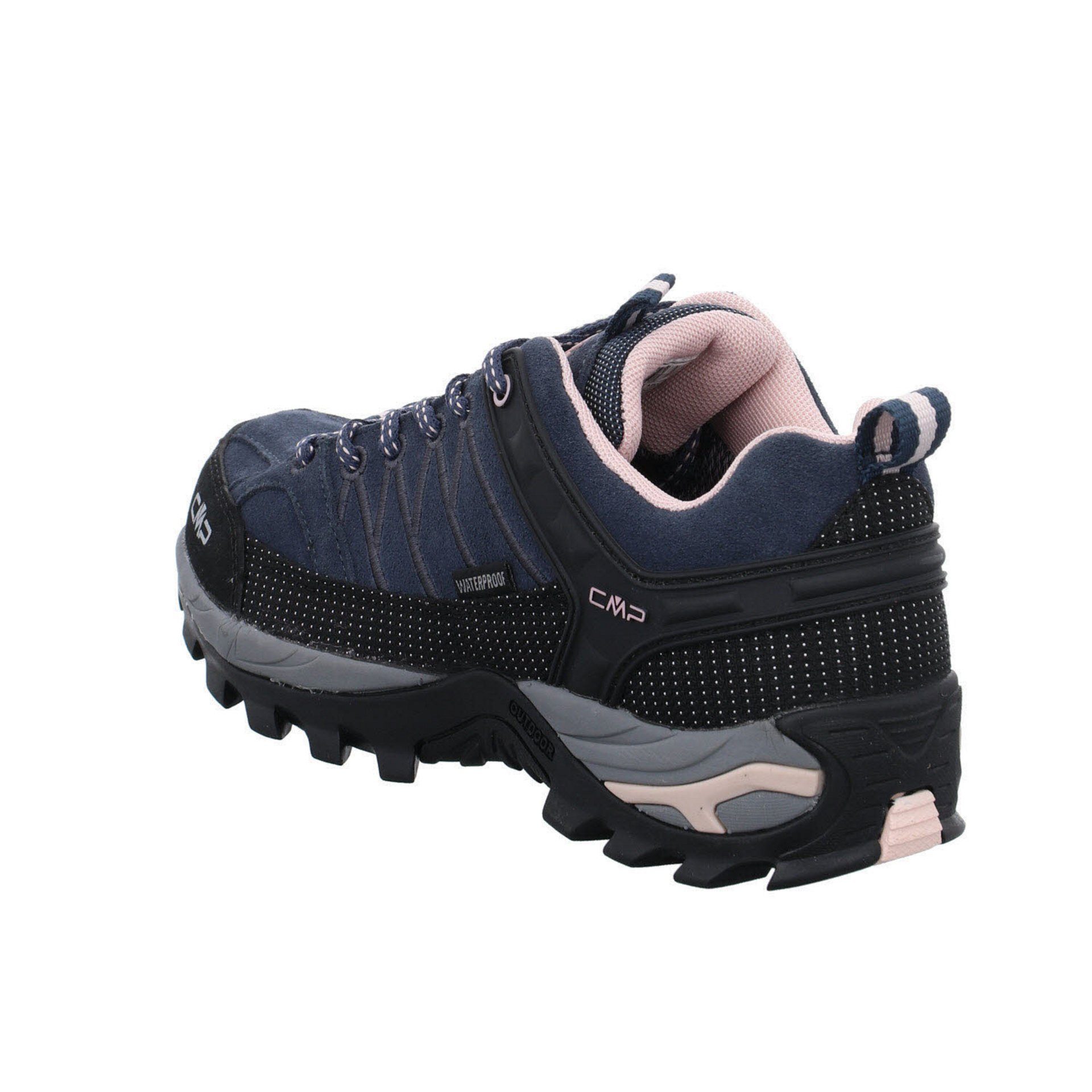 Schuhe CMP Outdoorschuh Riegel Outdoorschuh Outdoor Low Leder-/Textilkombination (201) Damen anthrazit
